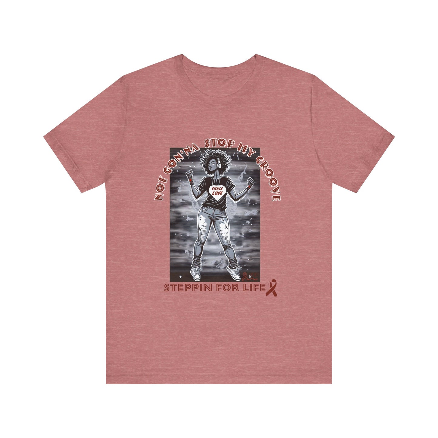 Not Gon'na Stop My Groove: Sickle Diva Collection, Unisex Jersey Short Sleeve Tee