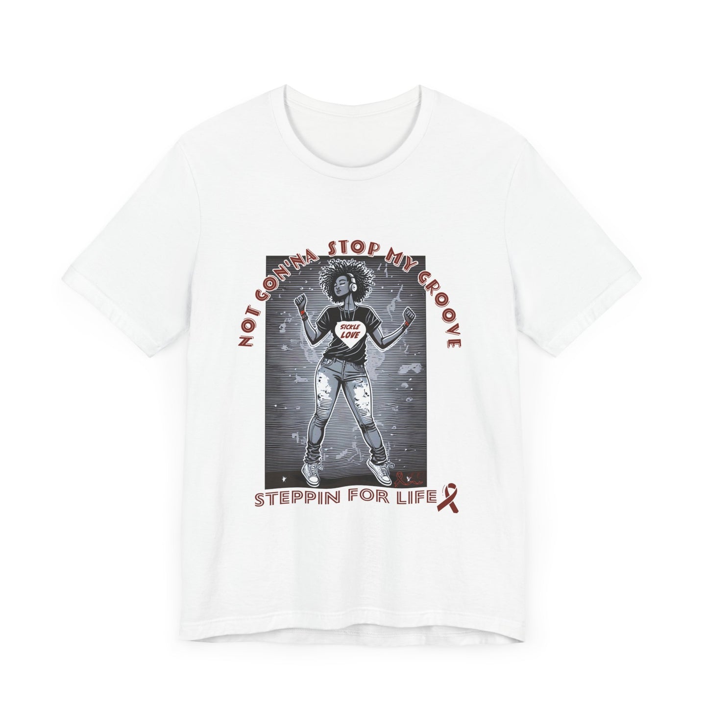 Not Gon'na Stop My Groove: Sickle Diva Collection, Unisex Jersey Short Sleeve Tee