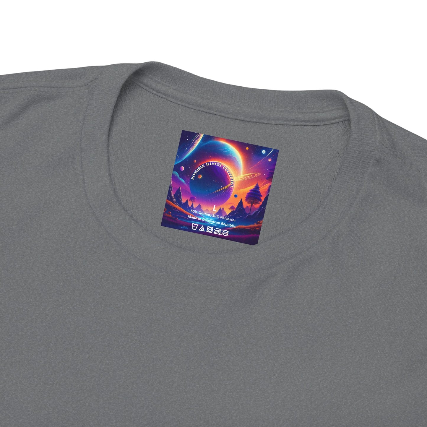 Invisible Illness Support Crew Unisex Heavy Cotton Tee