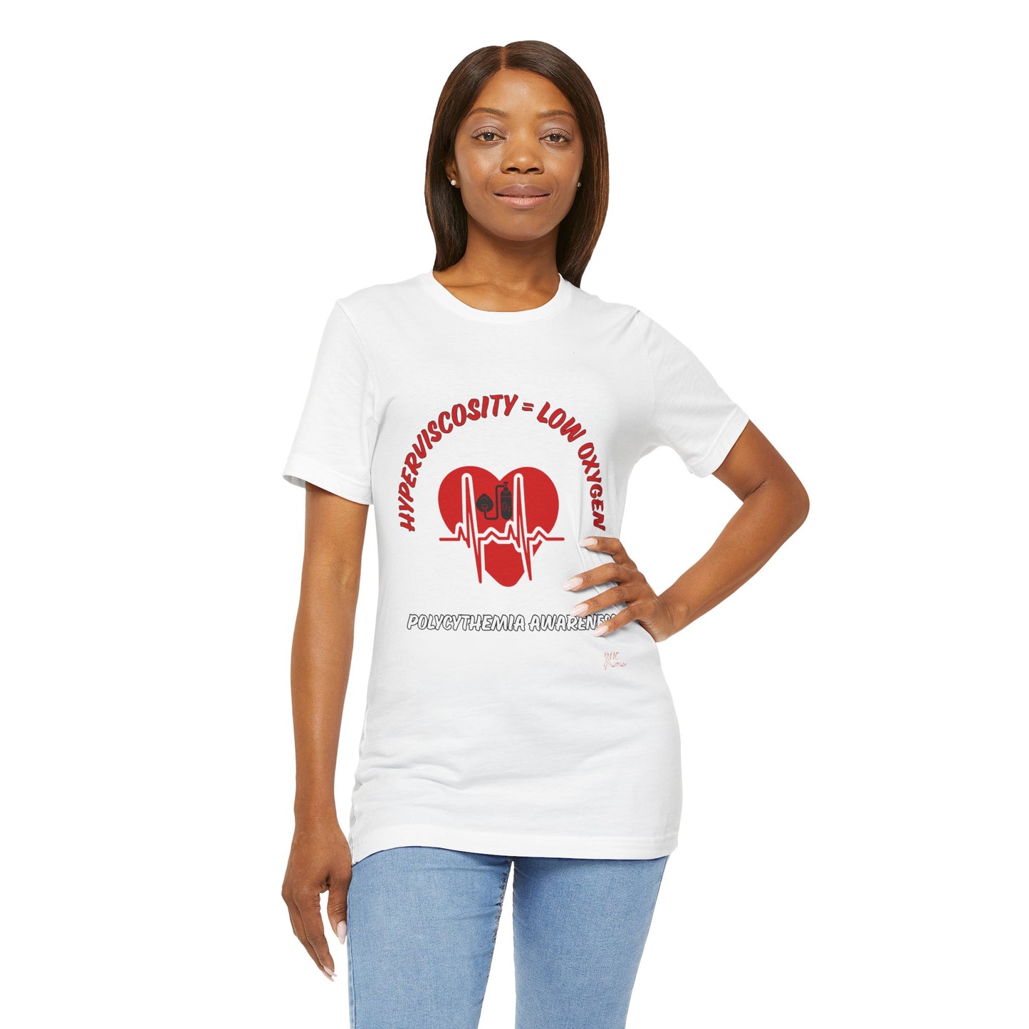 POLYCYTHEMIA AWARENESS -Unisex Jersey Short Sleeve Tee