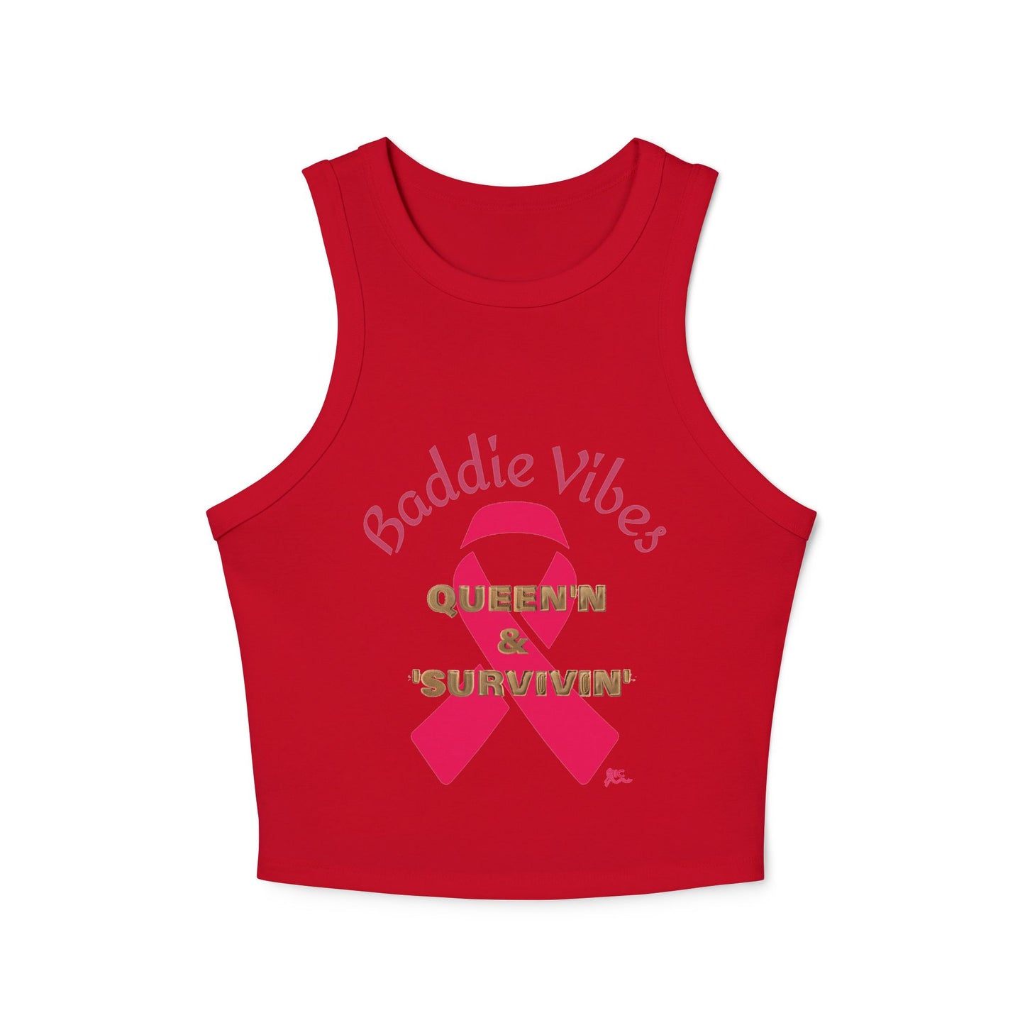 Baddie Vibes Rib Racer Tank