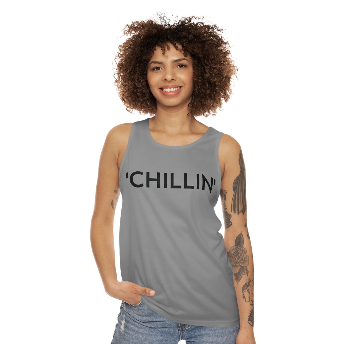 'CHILLIN' - Unisex Tank Top (AOP)