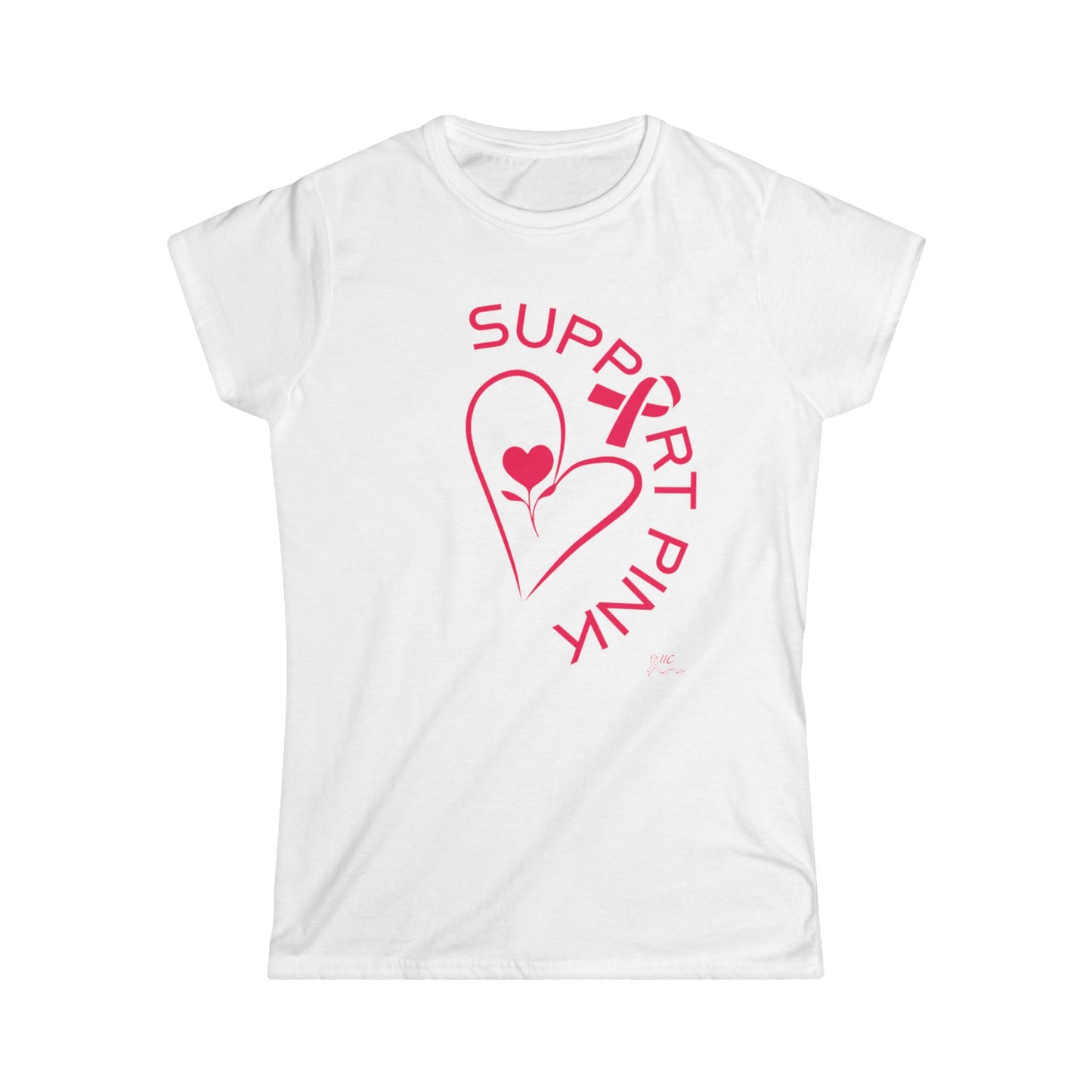 SUPPORT PINK 2 - Women's Softstyle Tee