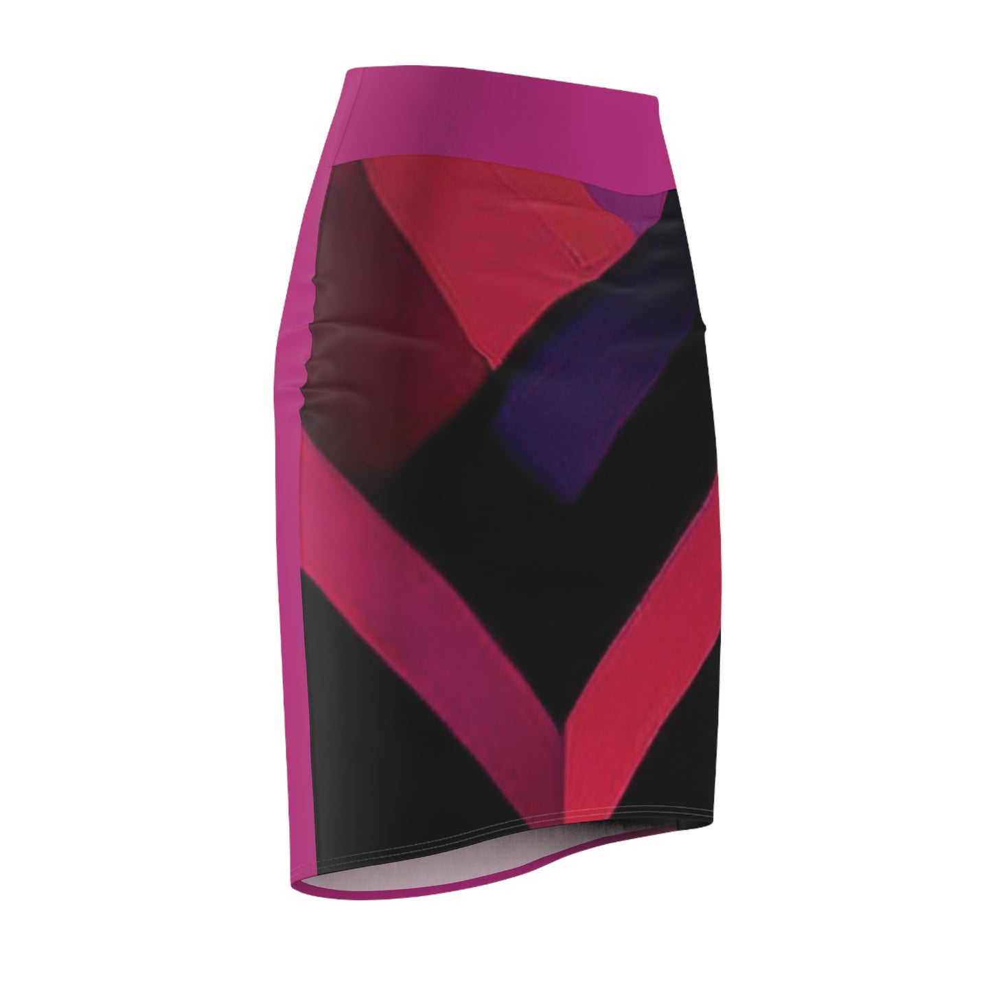 I SUPPORT PINK - Women's Pencil Skirt (AOP)