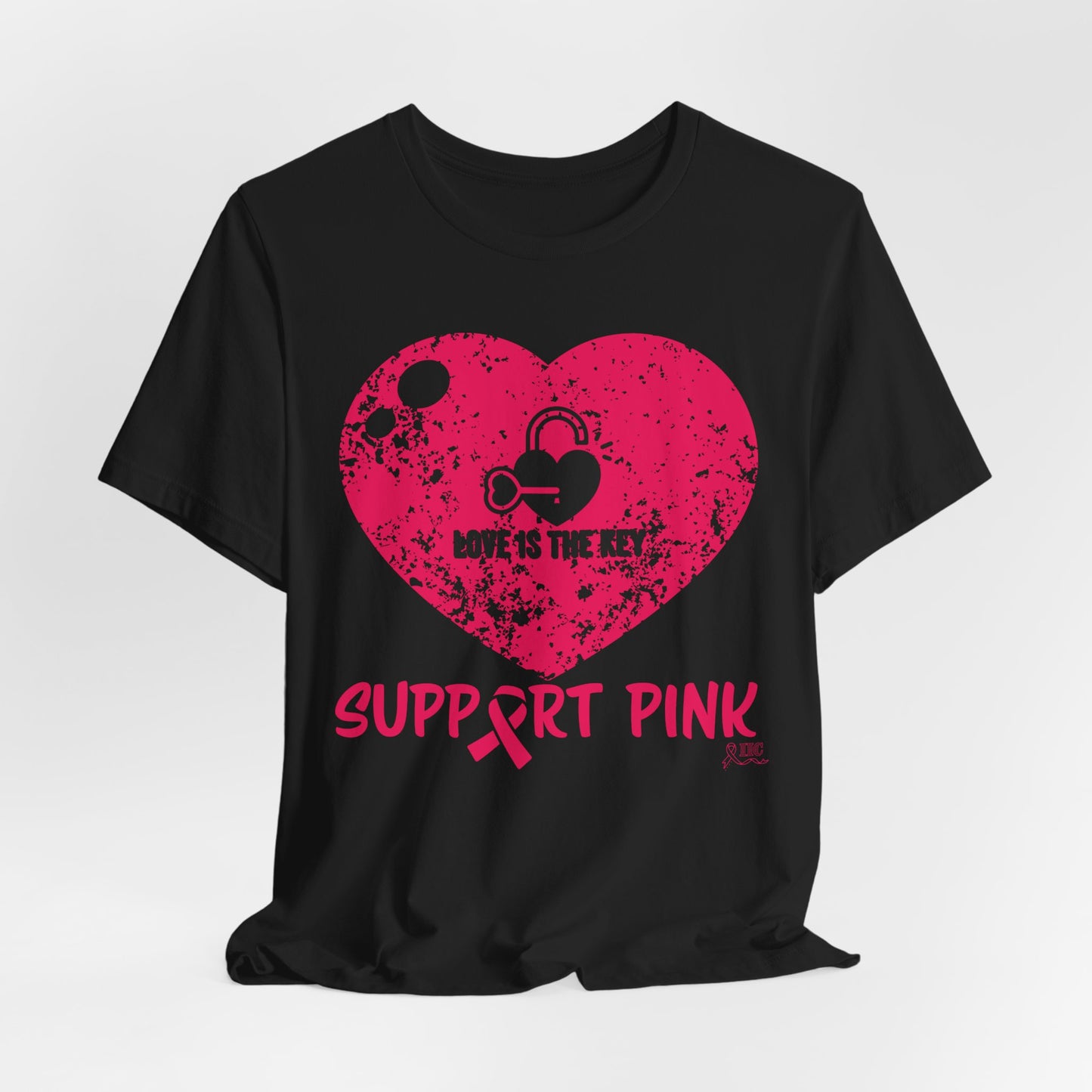 SUPPORT PINK 2 - Unisex Jersey Short Sleeve Tee