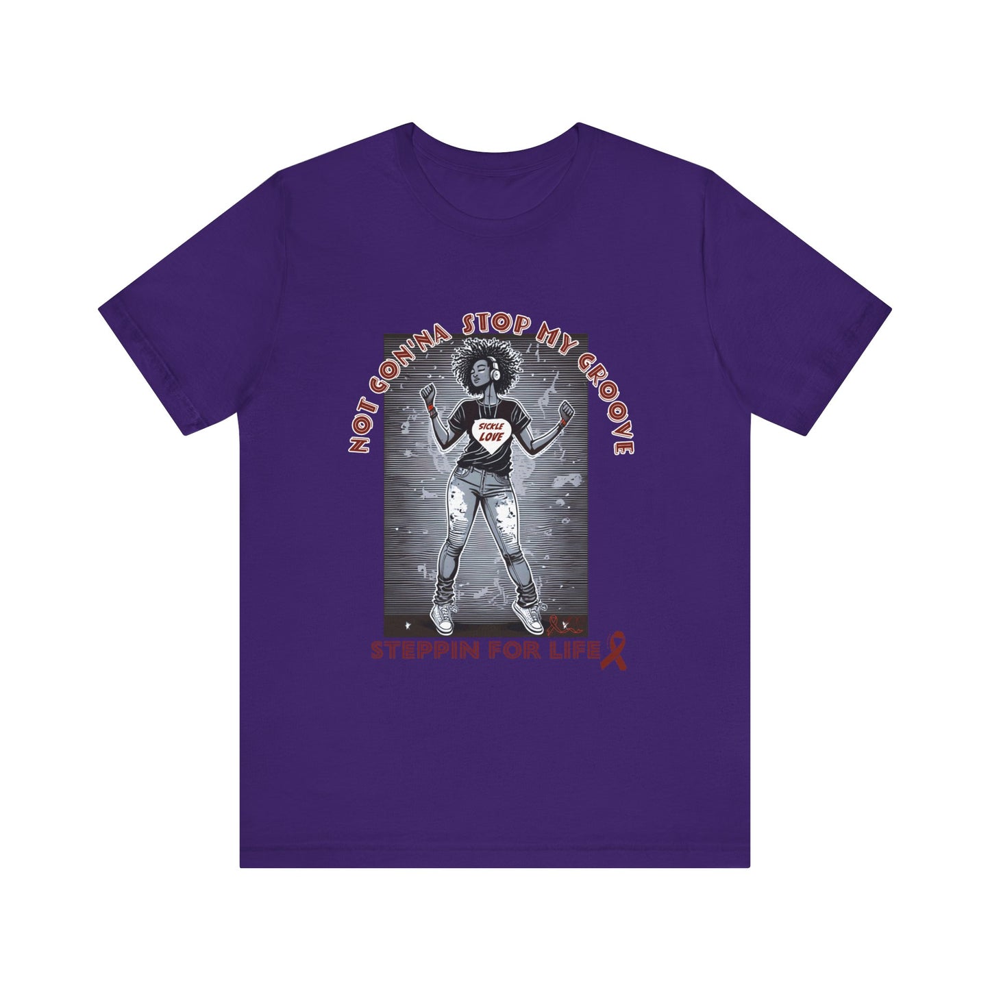 Not Gon'na Stop My Groove: Sickle Diva Collection, Unisex Jersey Short Sleeve Tee