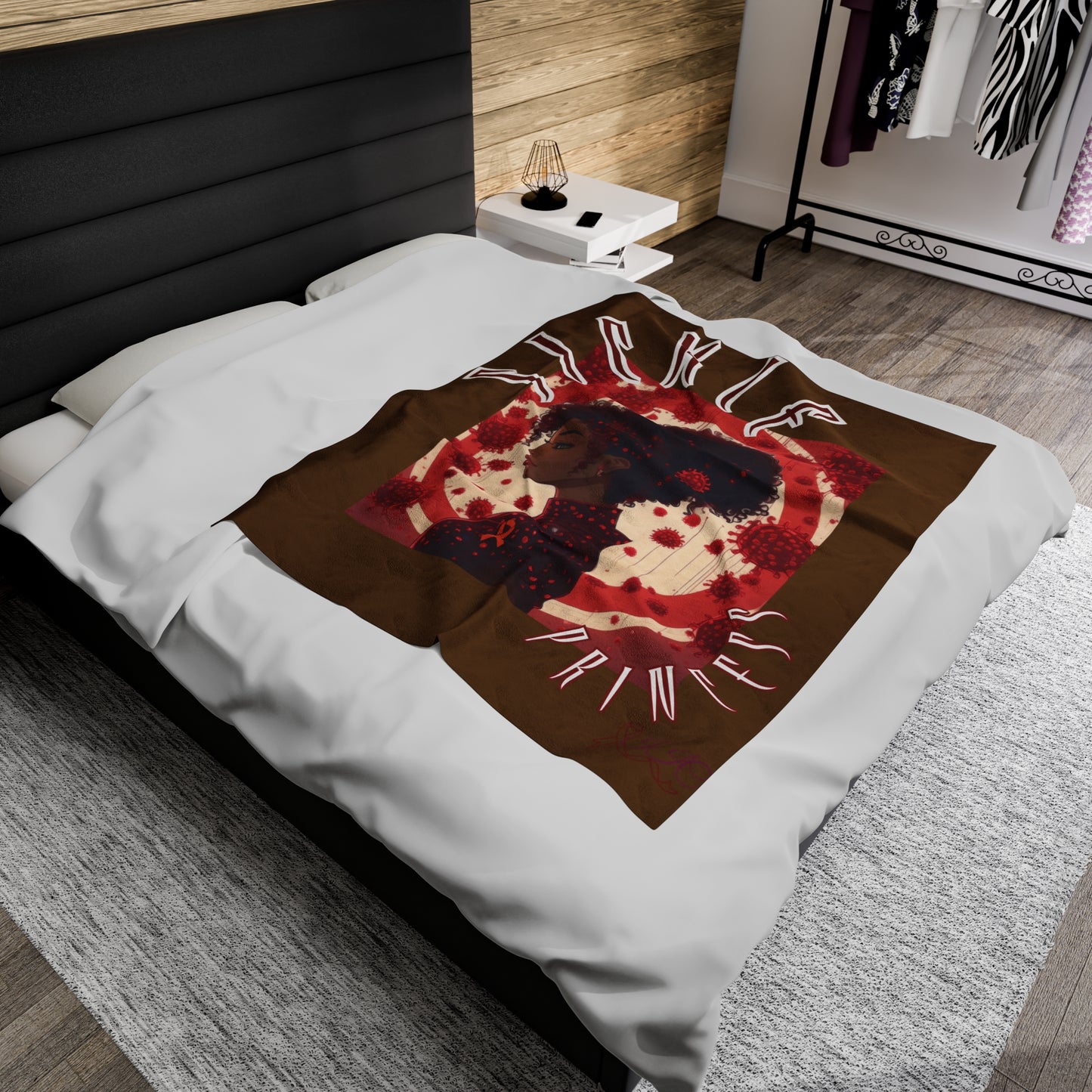 Sickle Princess Velveteen Plush Blanket