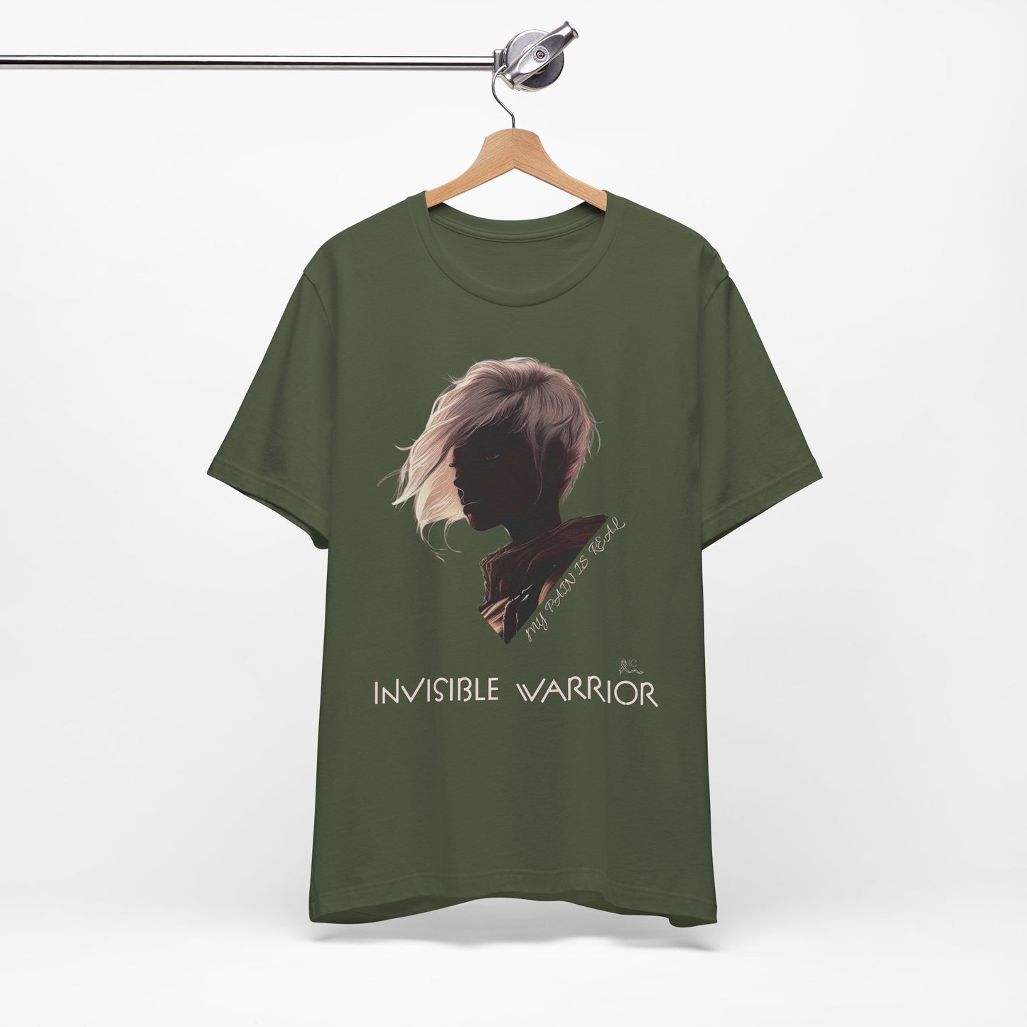 INVISIBLE WARRIOR - Unisex Jersey Short Sleeve Tee