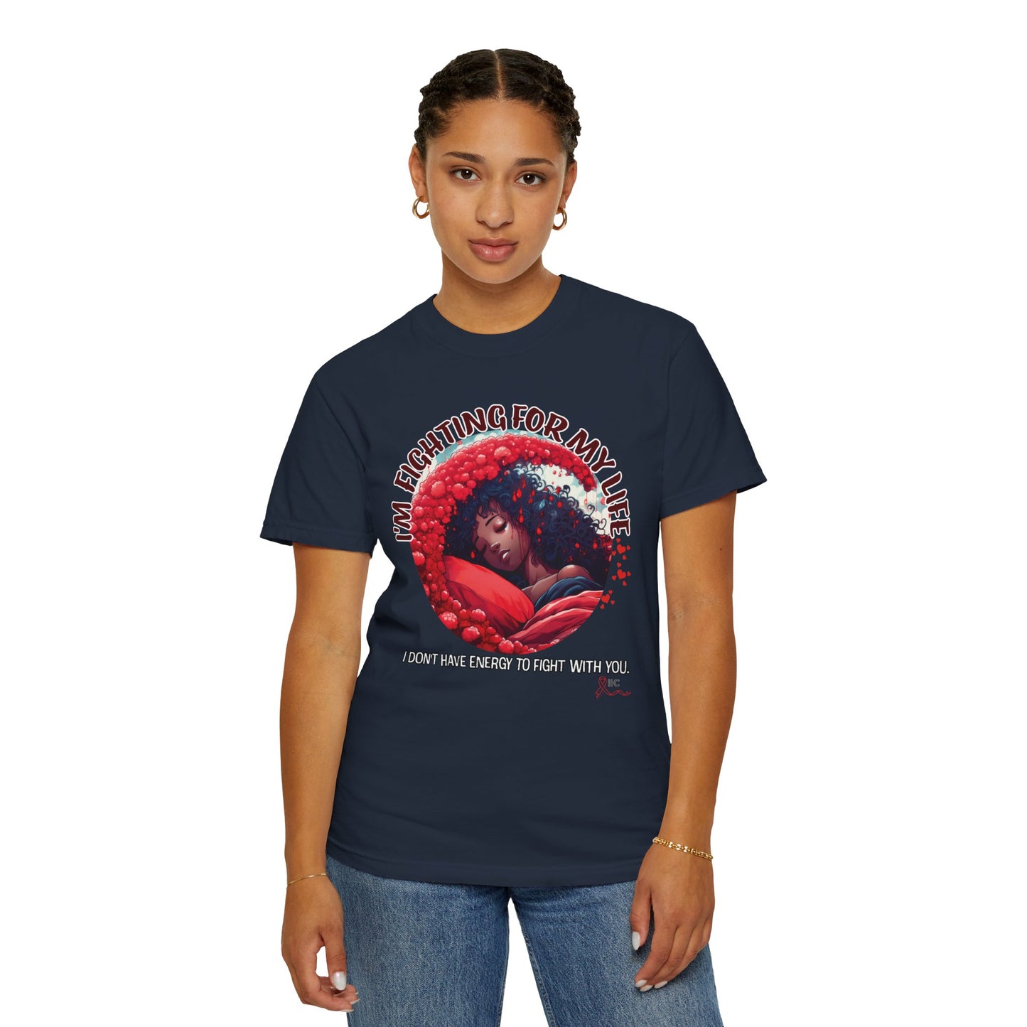 SICKLE CELL WARRIOR PRINCESS - Unisex Garment-Dyed T-shirt