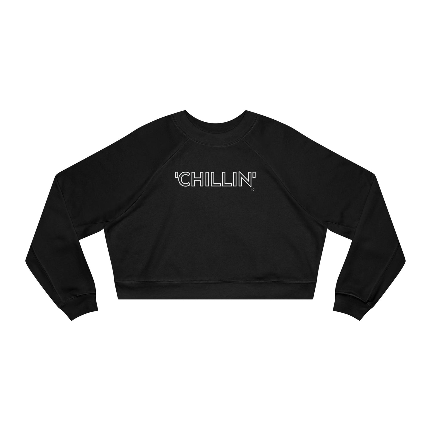 'CHILLIN' - Women's Cropped Fleece Pullover