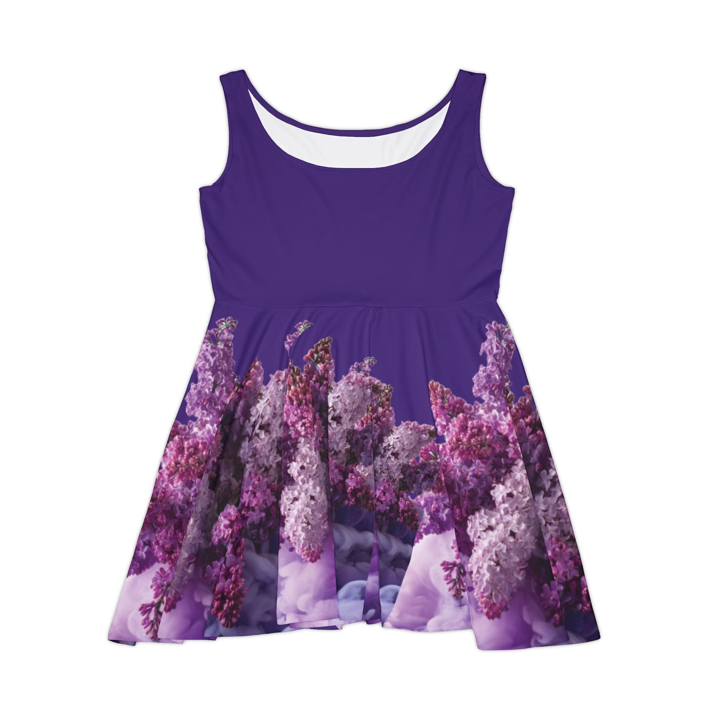 I SUPPORT PURPLE - Women's Skater Dress (AOP)