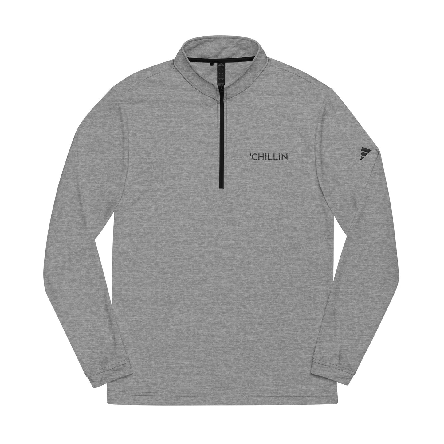 'CHILLIN' - adidas® Quarter-Zip Pullover (Embroidery)