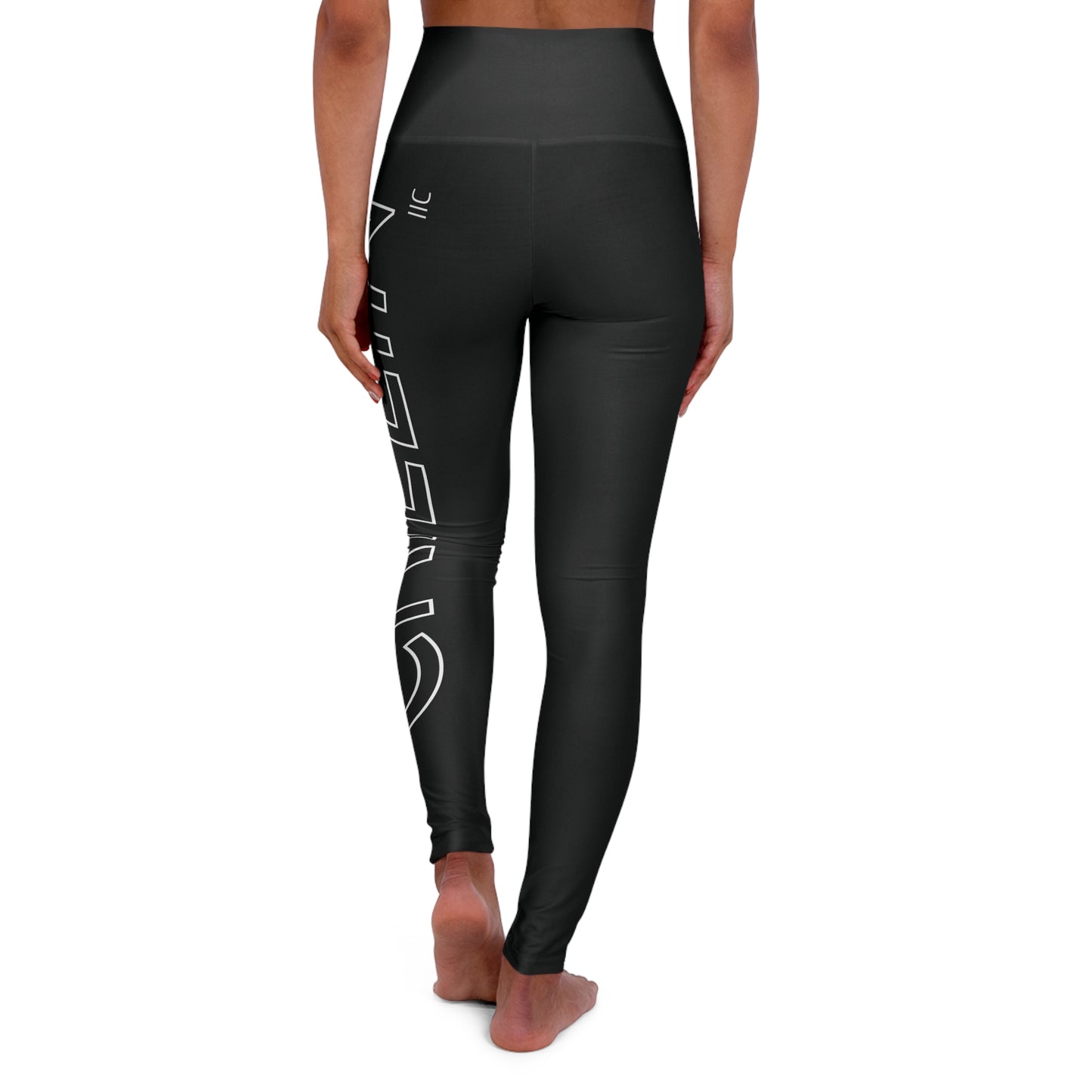 'CHILLIN' - High Waisted Yoga Leggings (AOP)