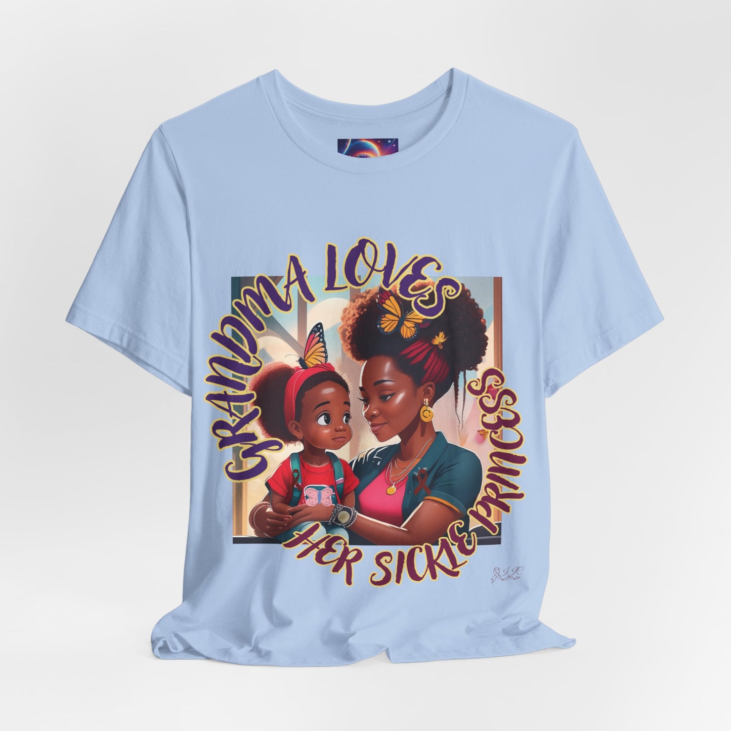 GRANDMA LOVES HER SICKLE PRINCESS - Unisex Jersey Short Sleeve Tee
