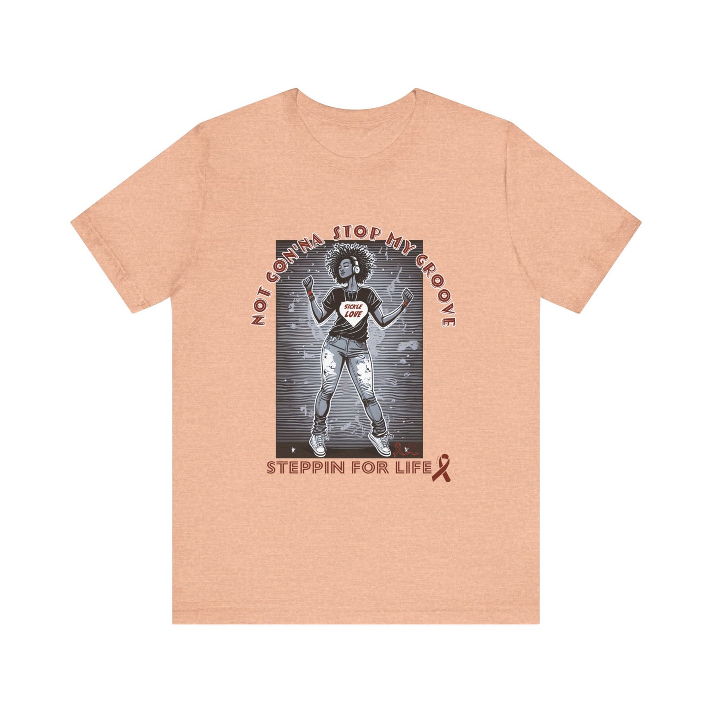 Not Gon'na Stop My Groove: Sickle Diva Collection, Unisex Jersey Short Sleeve Tee