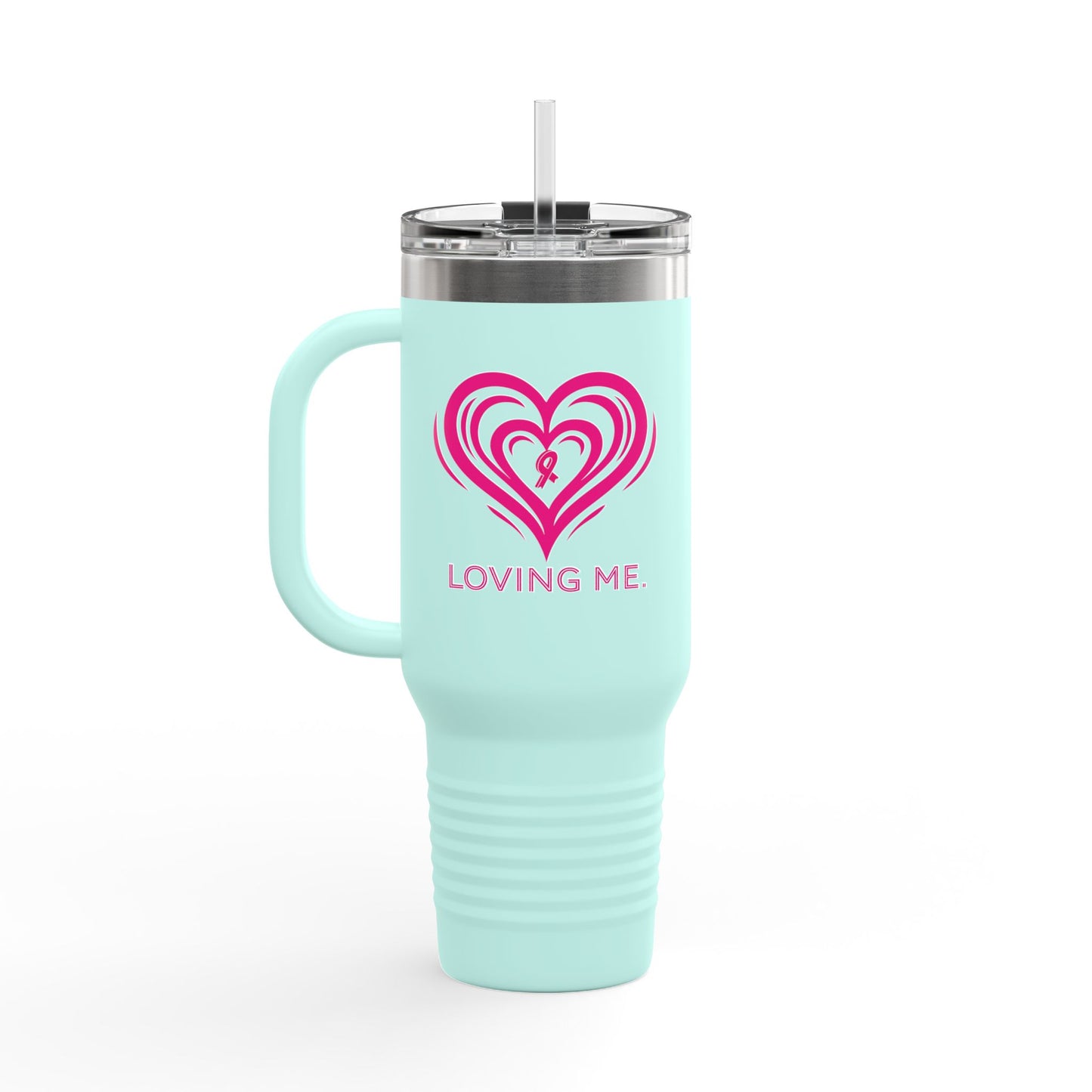 CANCER SURVIVIN - Insulated Travel Mug, 40oz