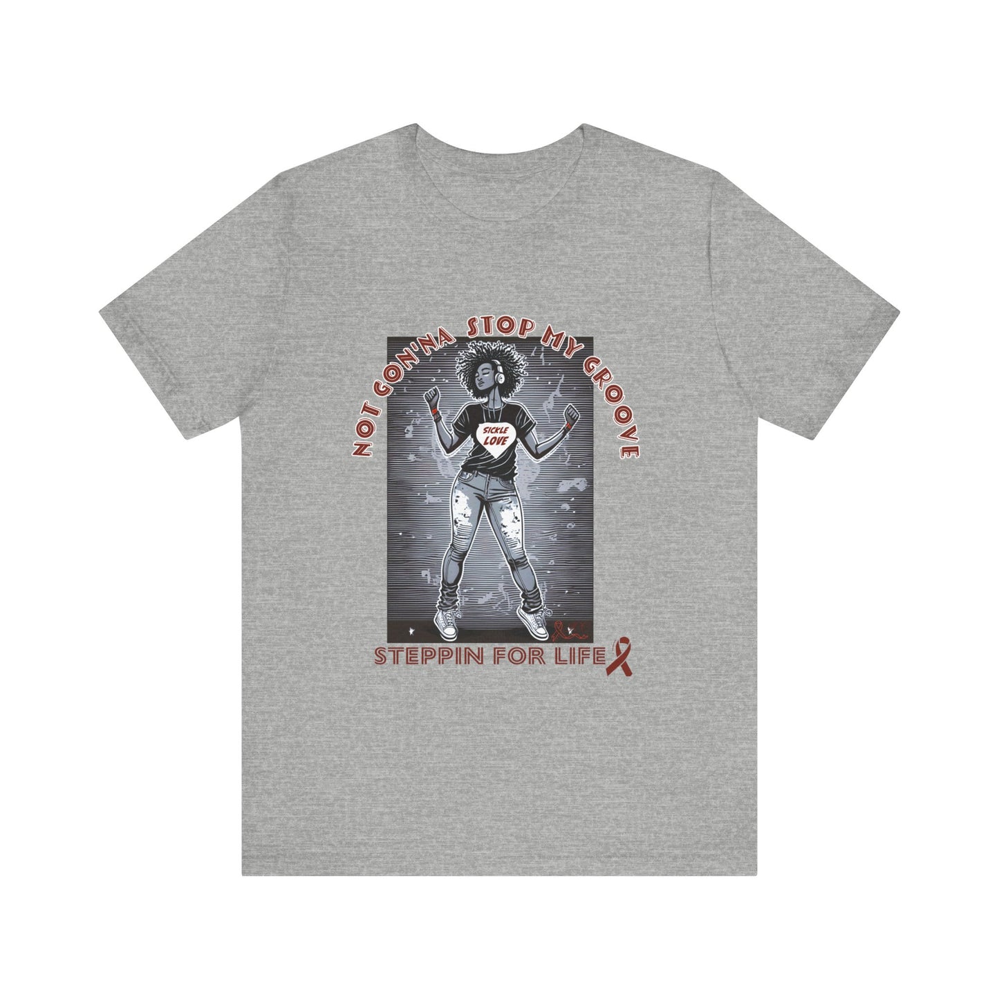 Not Gon'na Stop My Groove: Sickle Diva Collection, Unisex Jersey Short Sleeve Tee
