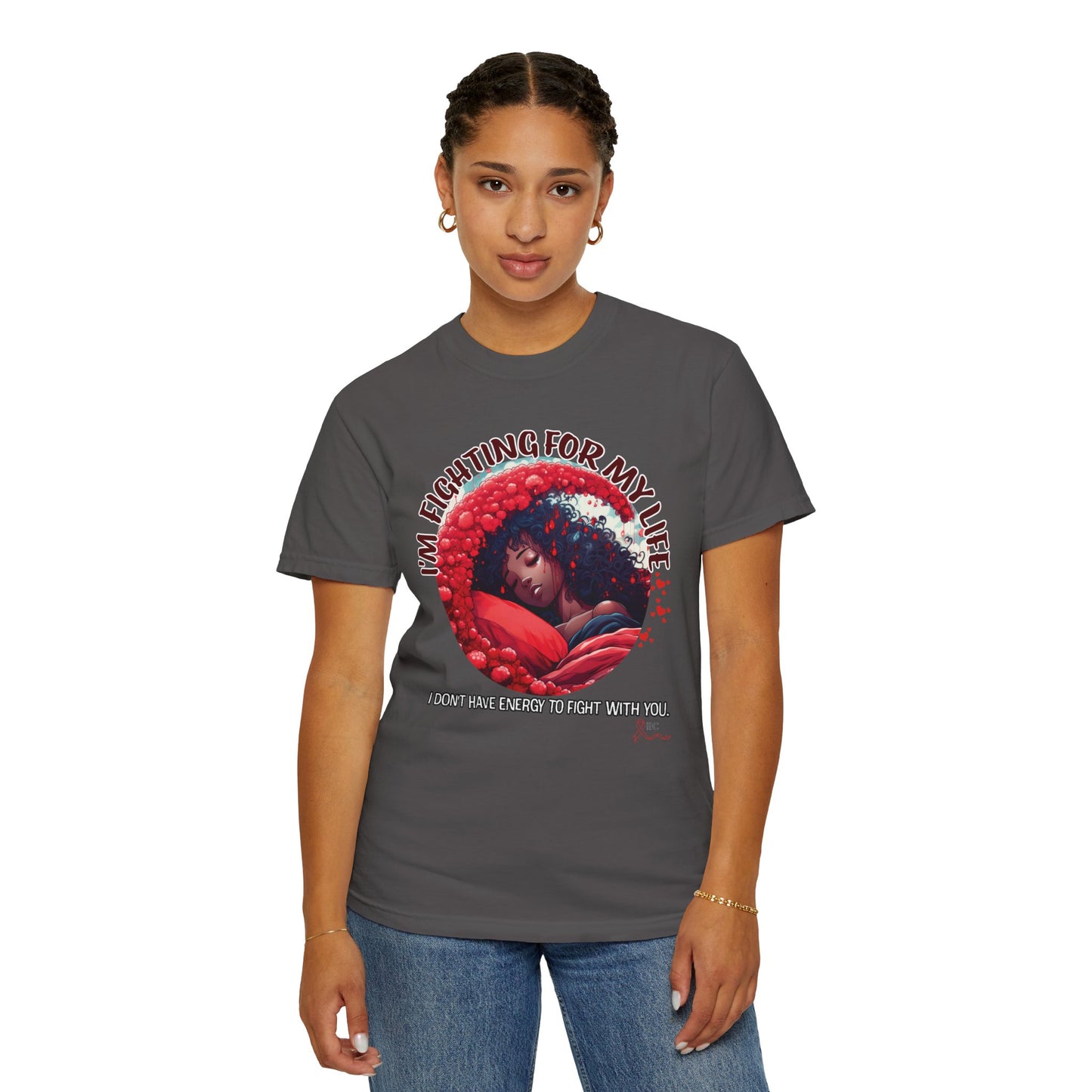 SICKLE CELL WARRIOR PRINCESS - Unisex Garment-Dyed T-shirt