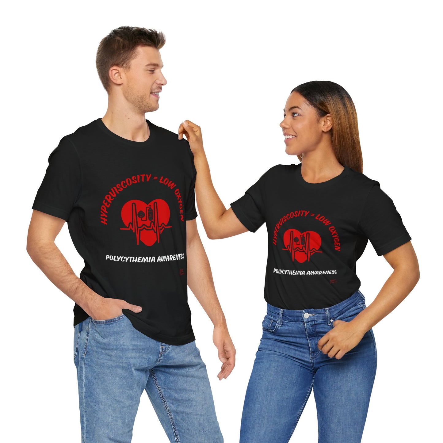 POLYCYTHEMIA AWARENESS -Unisex Jersey Short Sleeve Tee