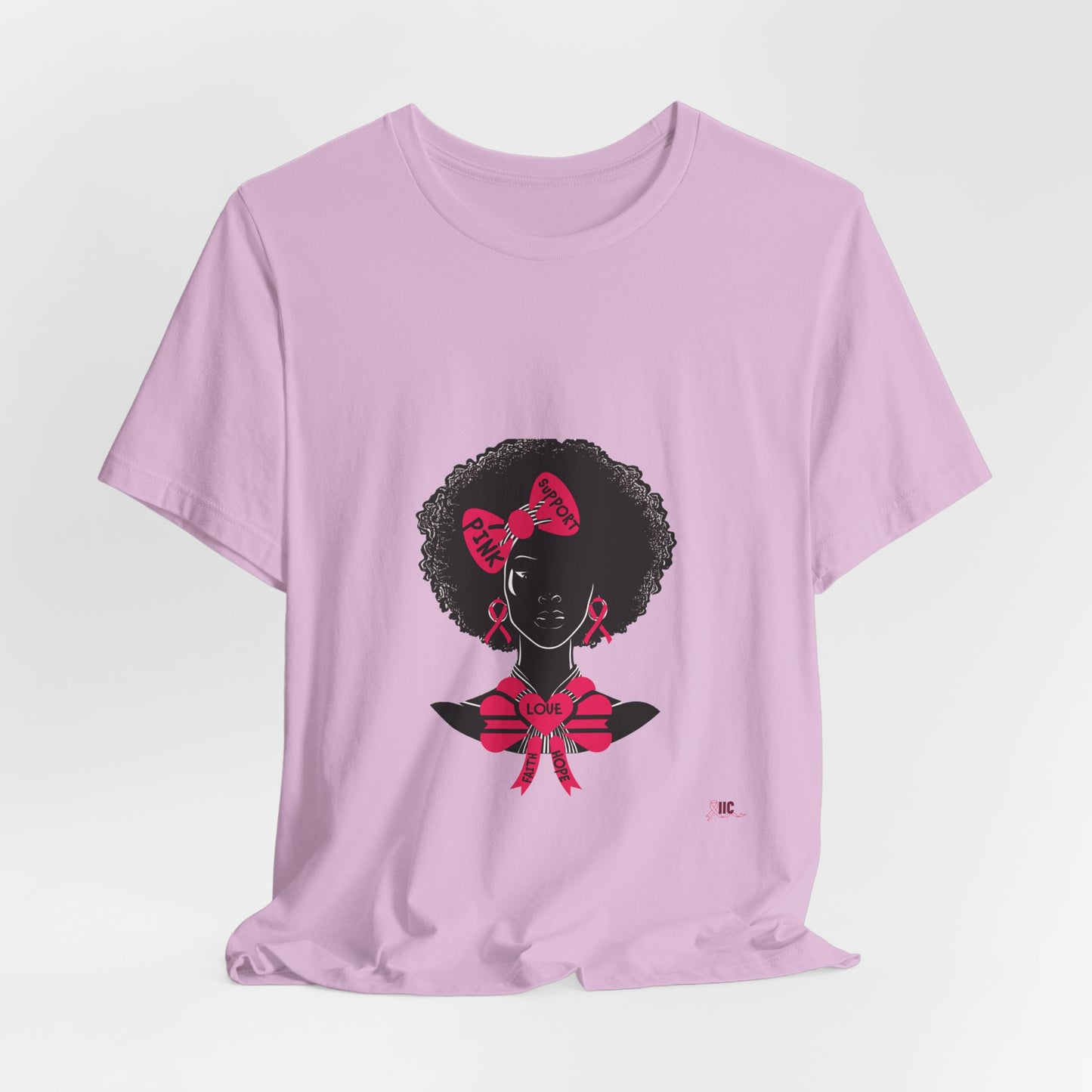 SUPPORT PINK 2 - Unisex Jersey Short Sleeve Tee