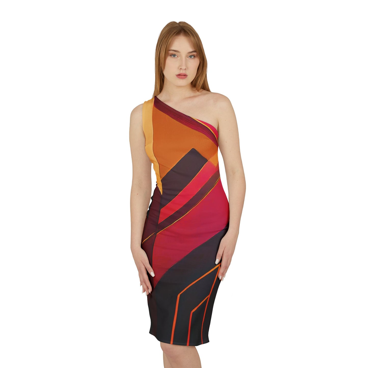 I SUPPORT PINK - Shoulder Dress (AOP)