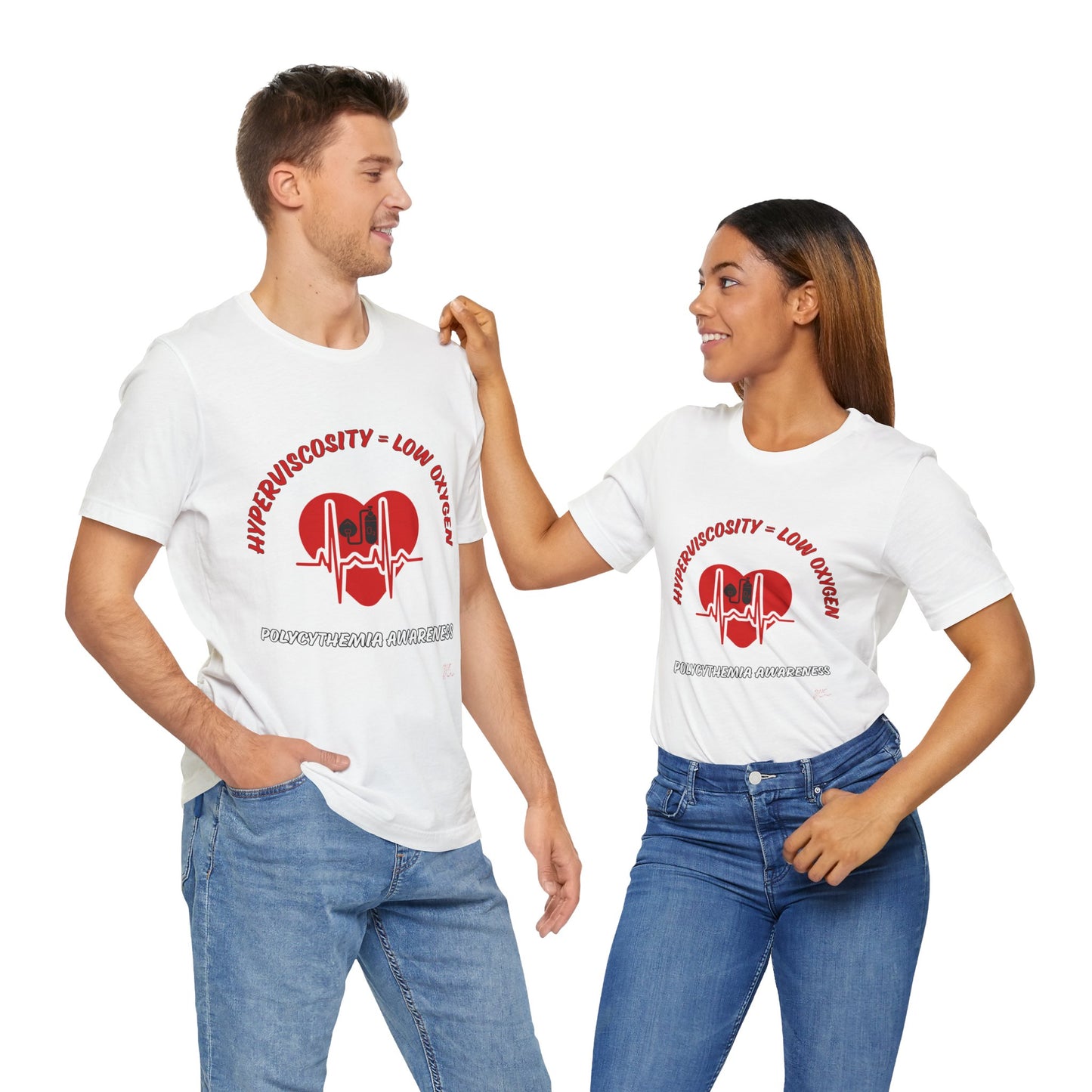 POLYCYTHEMIA AWARENESS -Unisex Jersey Short Sleeve Tee
