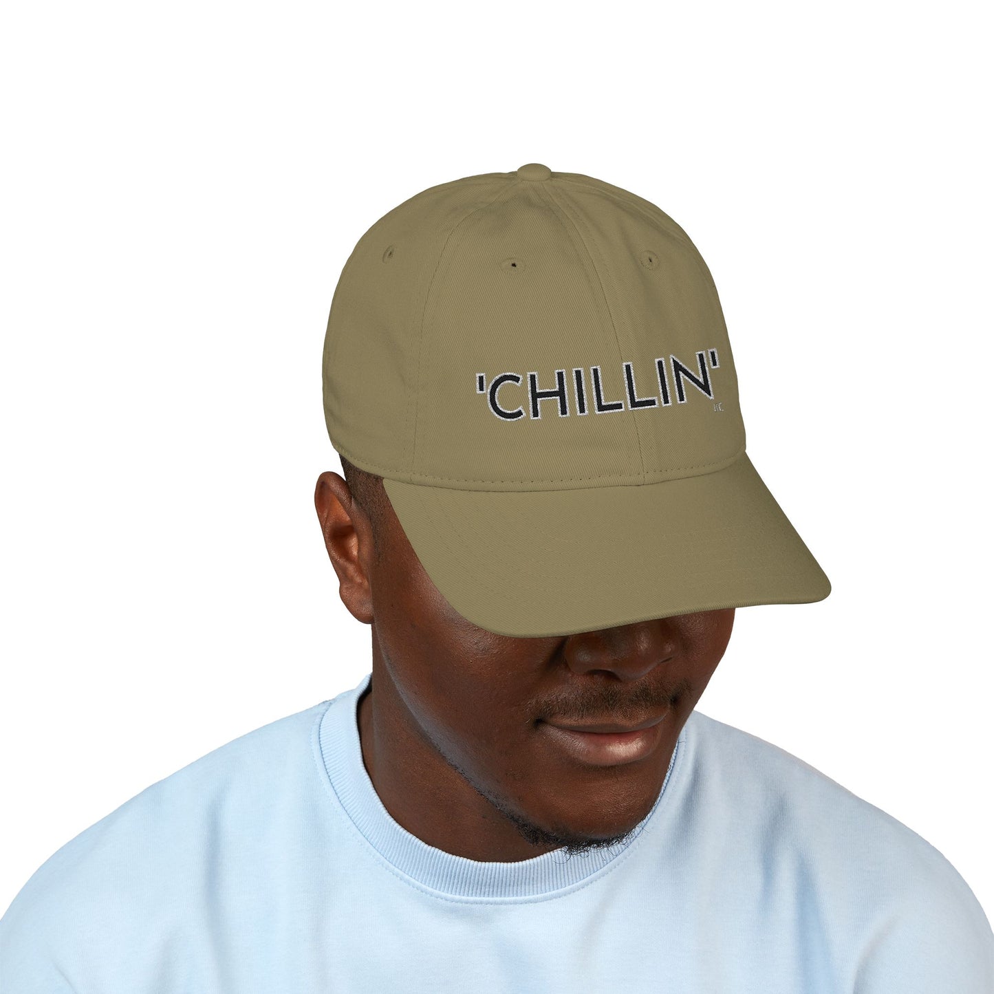 'CHILLIN' -Organic Baseball Cap (Embroidery)