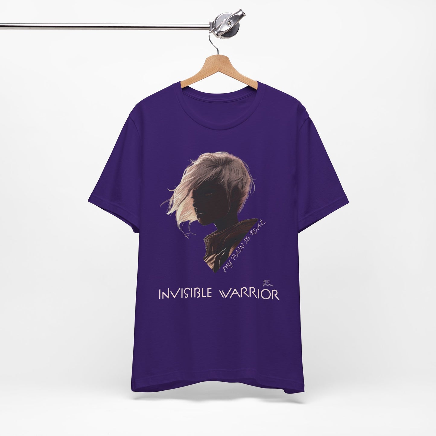 INVISIBLE WARRIOR - Unisex Jersey Short Sleeve Tee