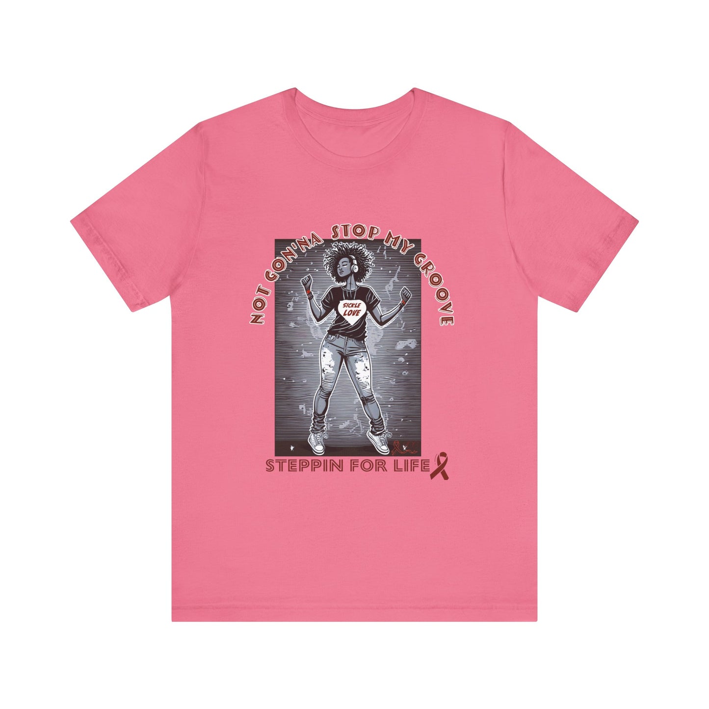 Not Gon'na Stop My Groove: Sickle Diva Collection, Unisex Jersey Short Sleeve Tee