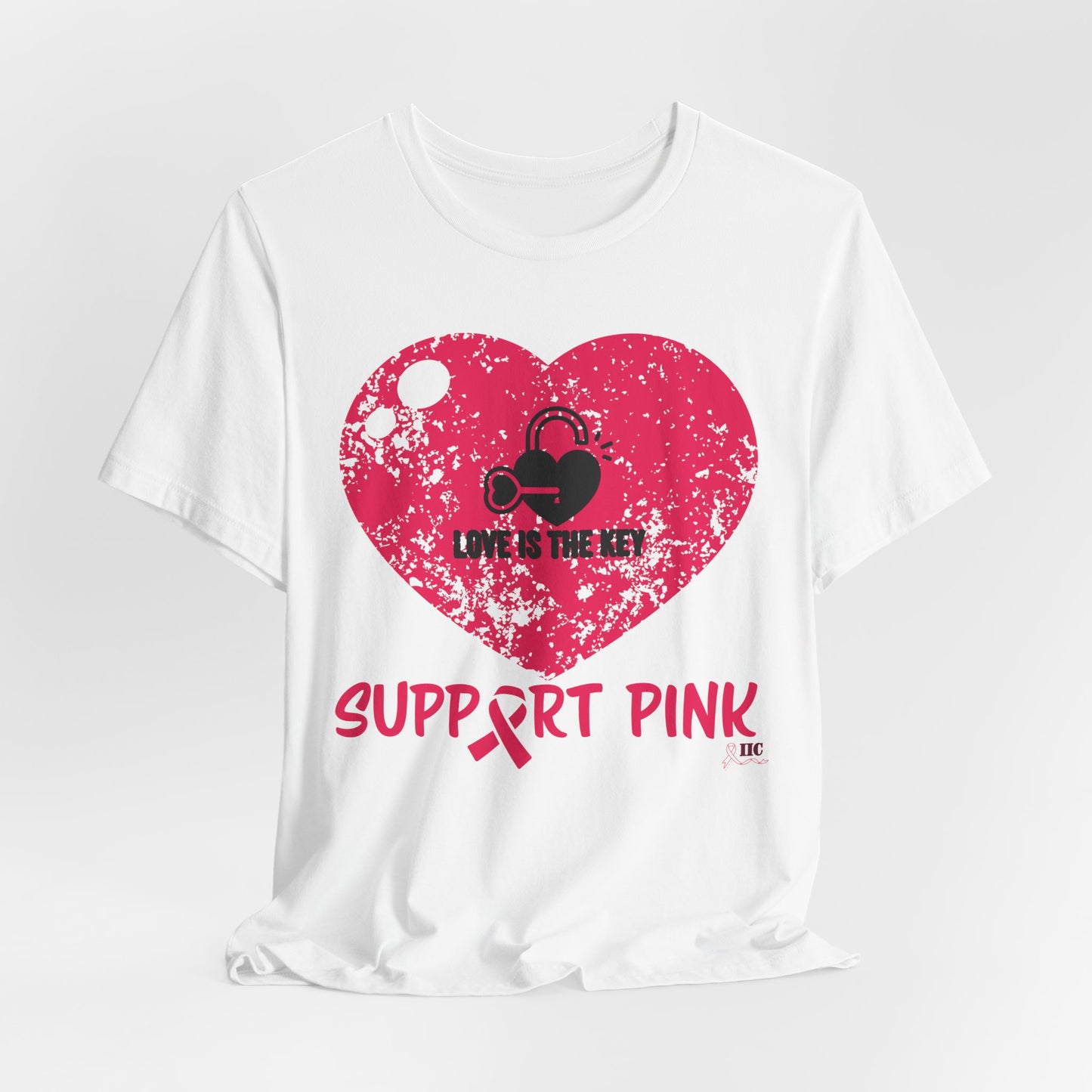 SUPPORT PINK 2 - Unisex Jersey Short Sleeve Tee