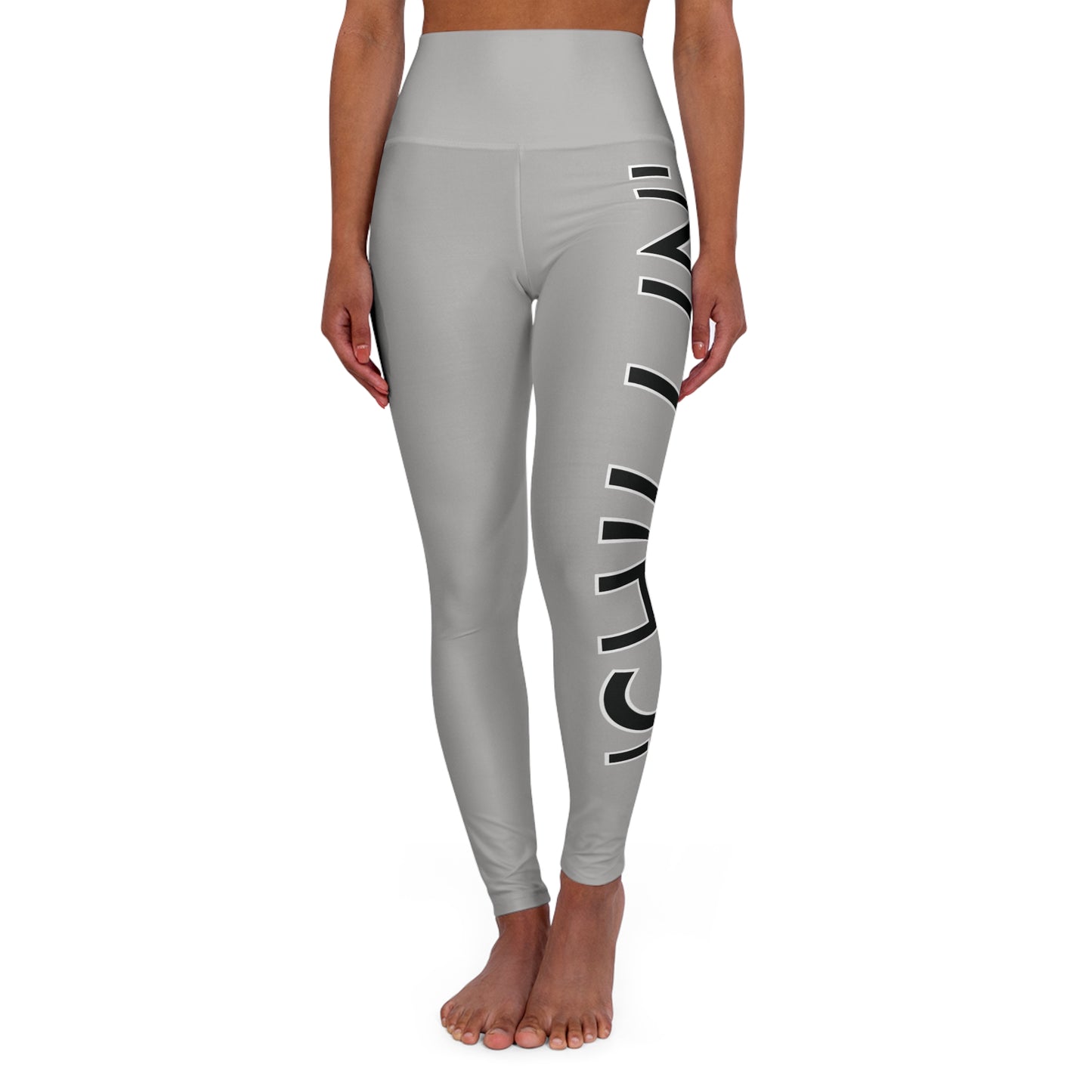 'CHILLIN' - High Waisted Yoga Leggings (AOP)