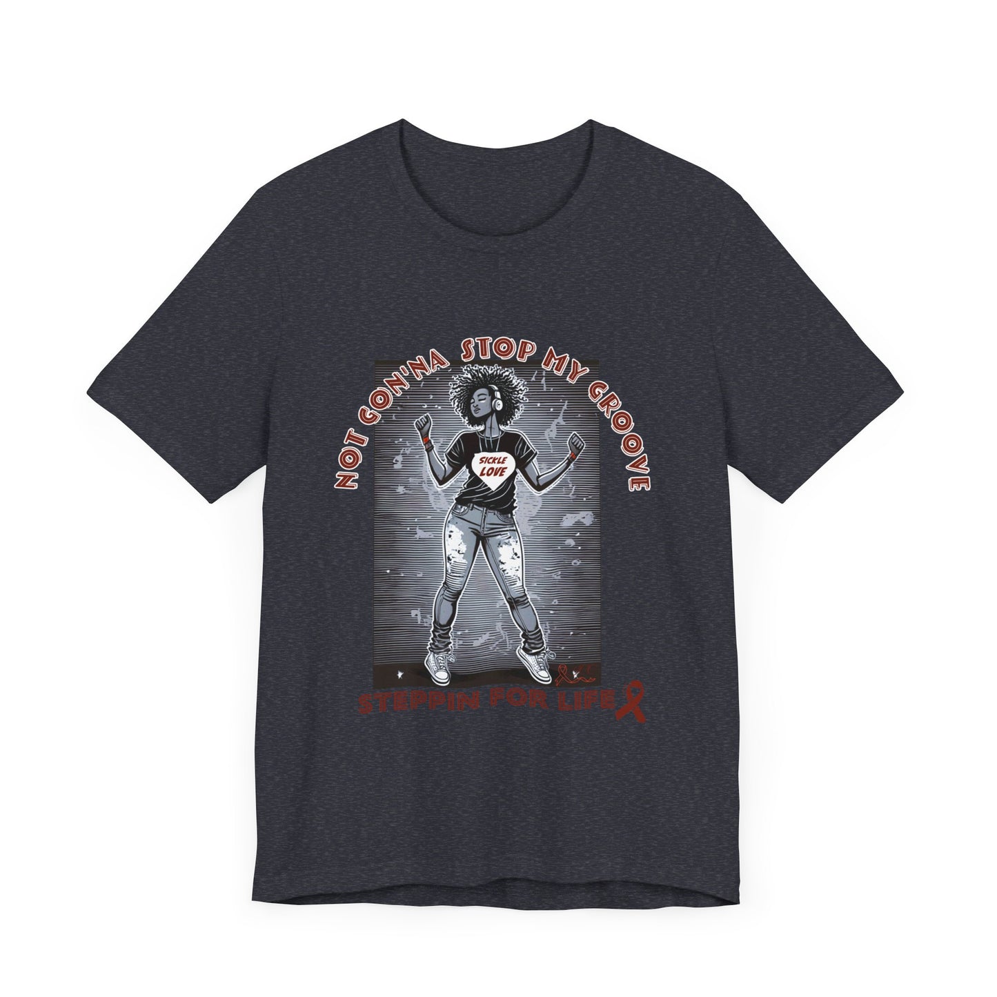 Not Gon'na Stop My Groove: Sickle Diva Collection, Unisex Jersey Short Sleeve Tee