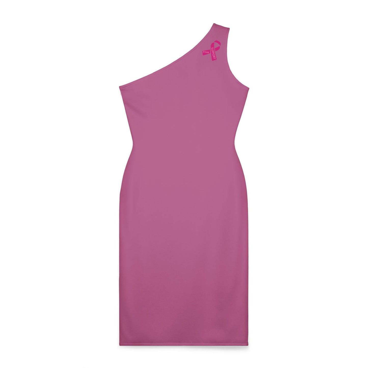I SUPPORT PINK - Shoulder Dress (AOP)