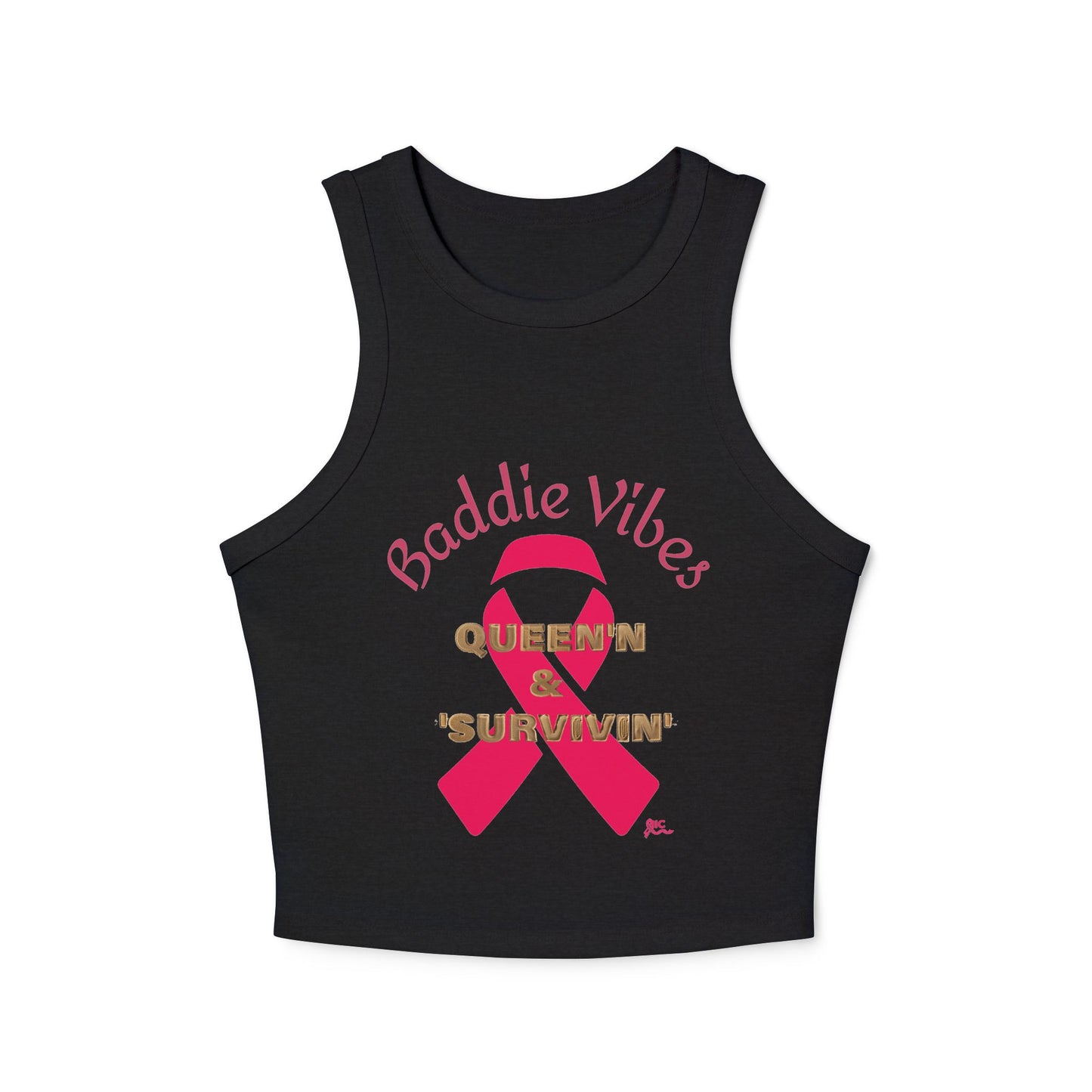 Baddie Vibes Rib Racer Tank