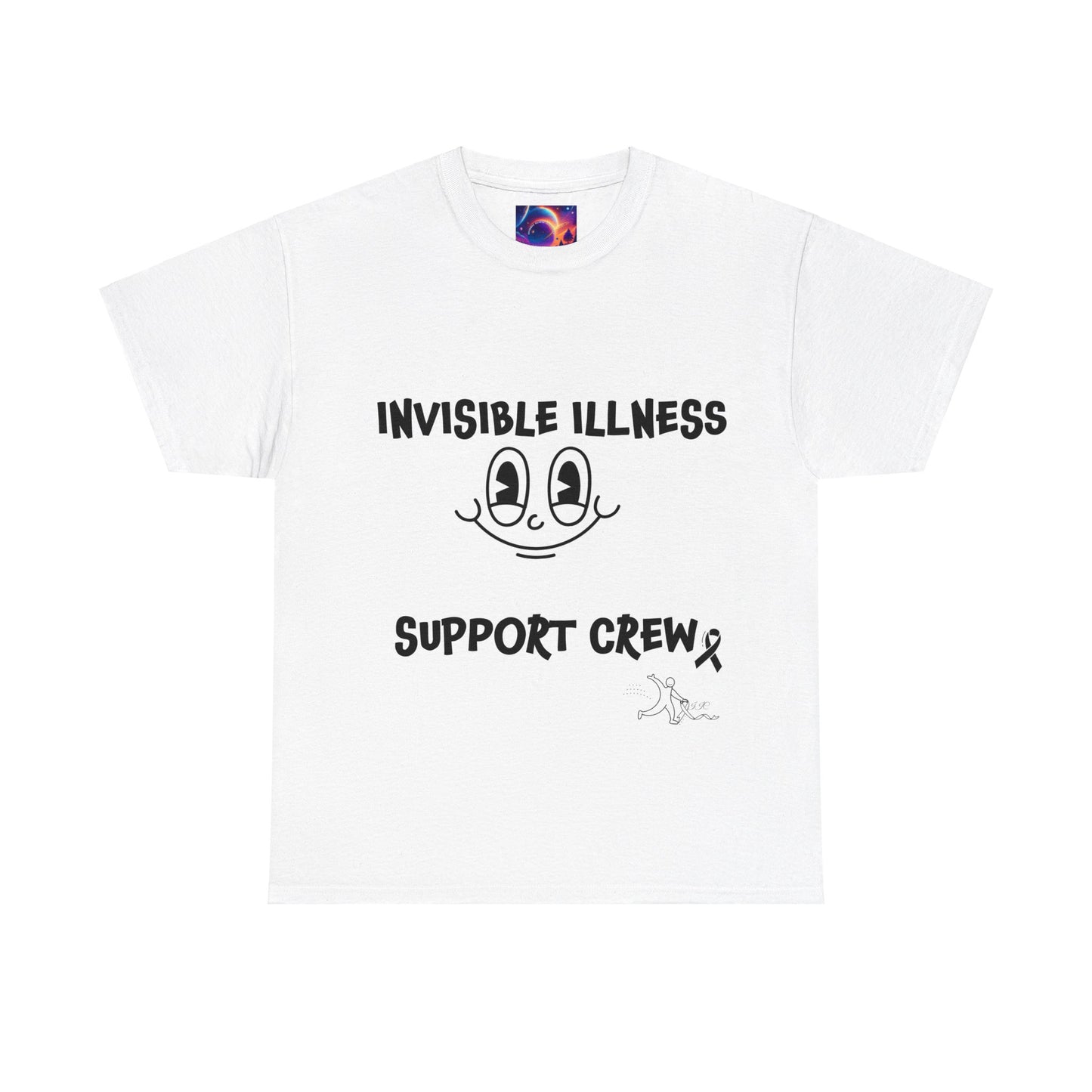 Invisible Illness Support Crew Unisex Heavy Cotton Tee