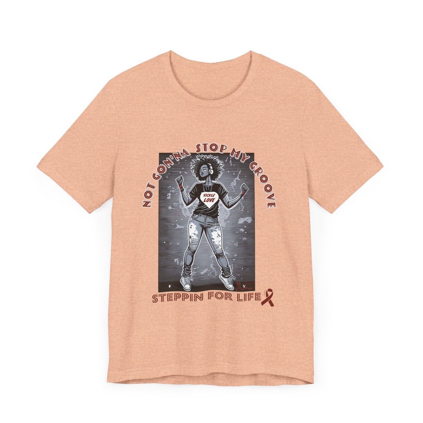Not Gon'na Stop My Groove: Sickle Diva Collection, Unisex Jersey Short Sleeve Tee