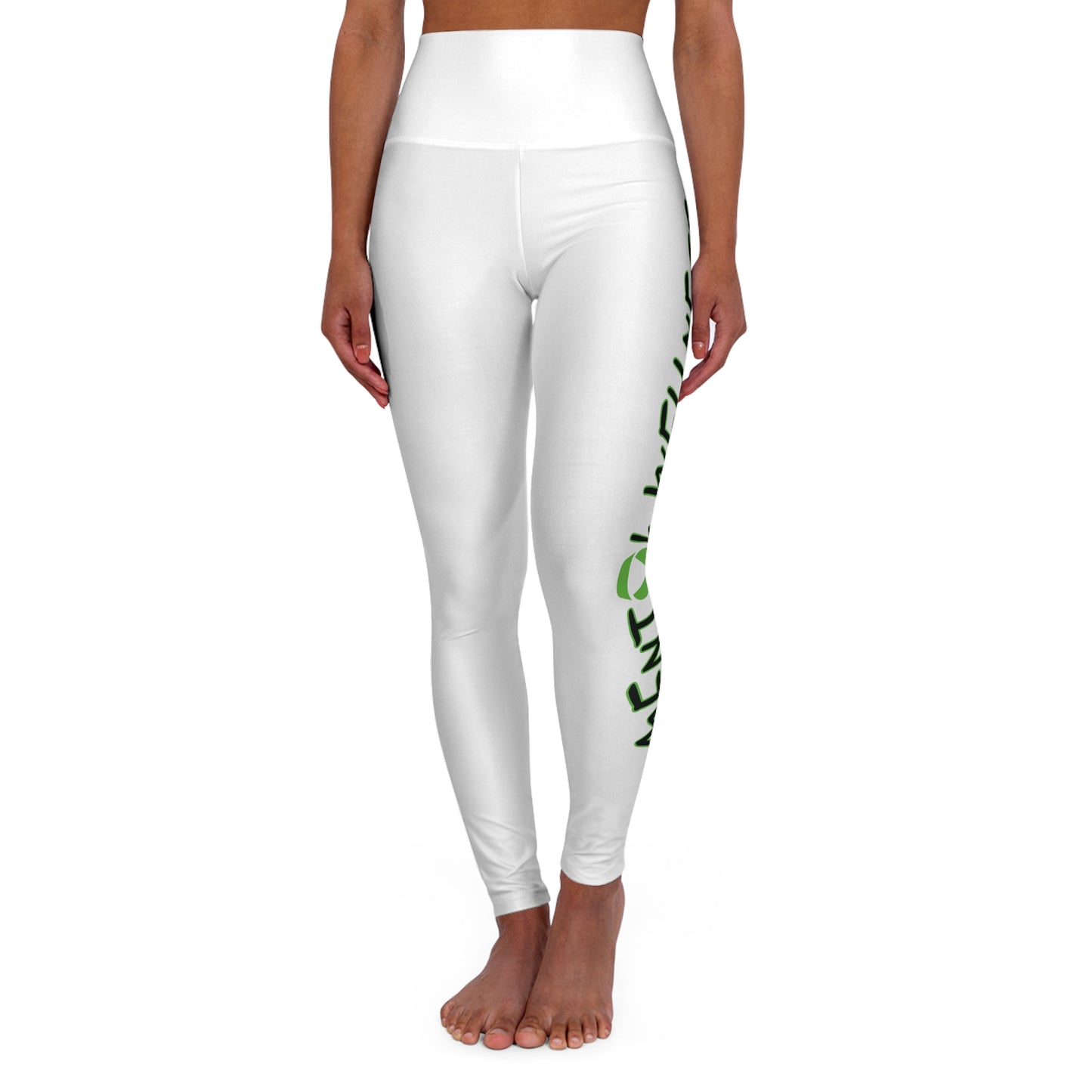 MENTAL WELLNESS - High Waisted Yoga Leggings (AOP)
