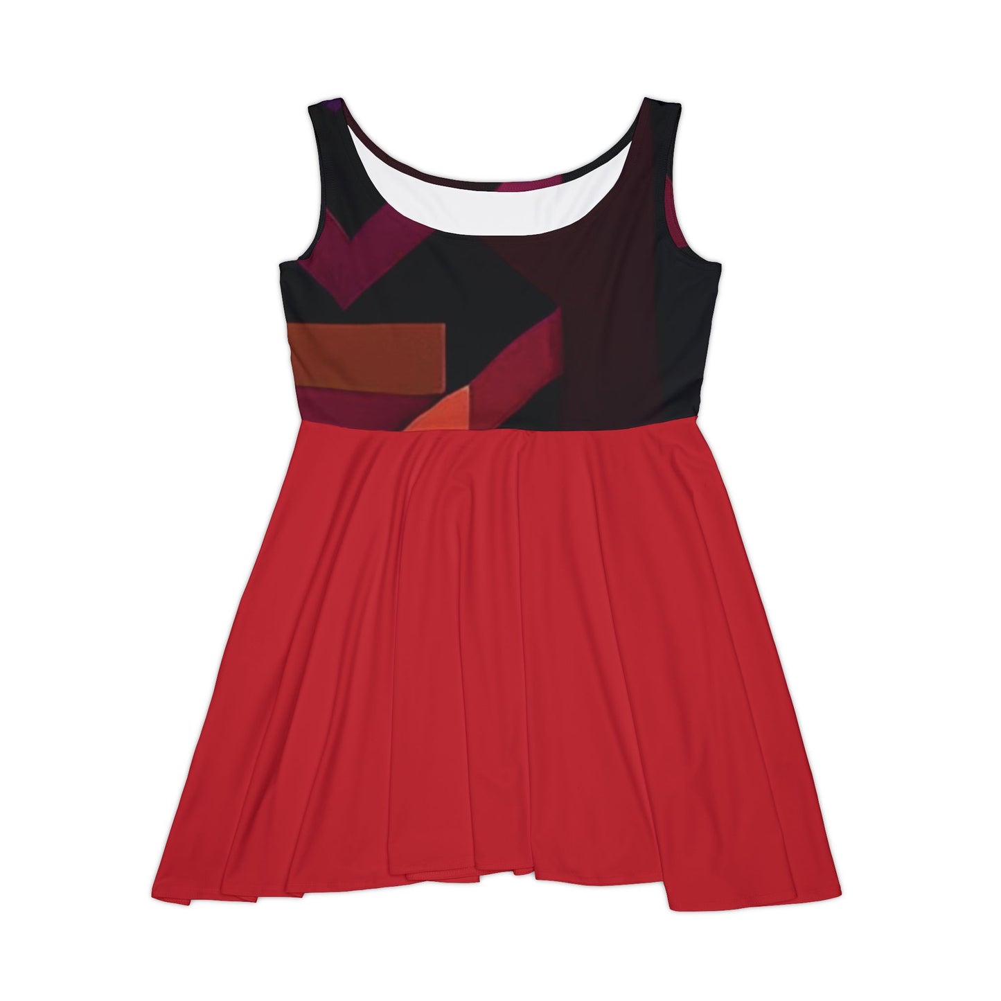 I SUPPORT RED - Women's Skater Dress (AOP)