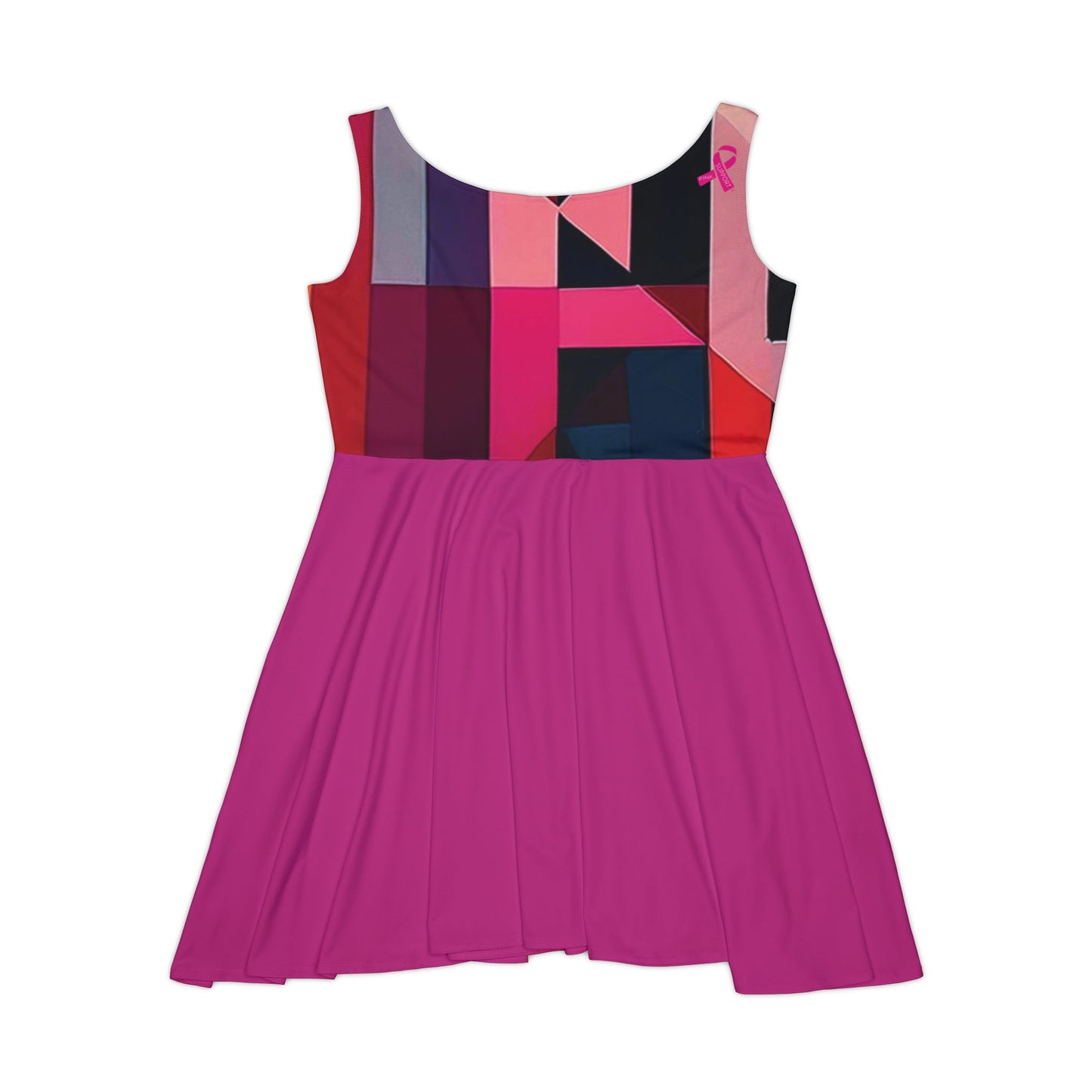 I SUPPORT PINK - Women's Skater Dress (AOP)