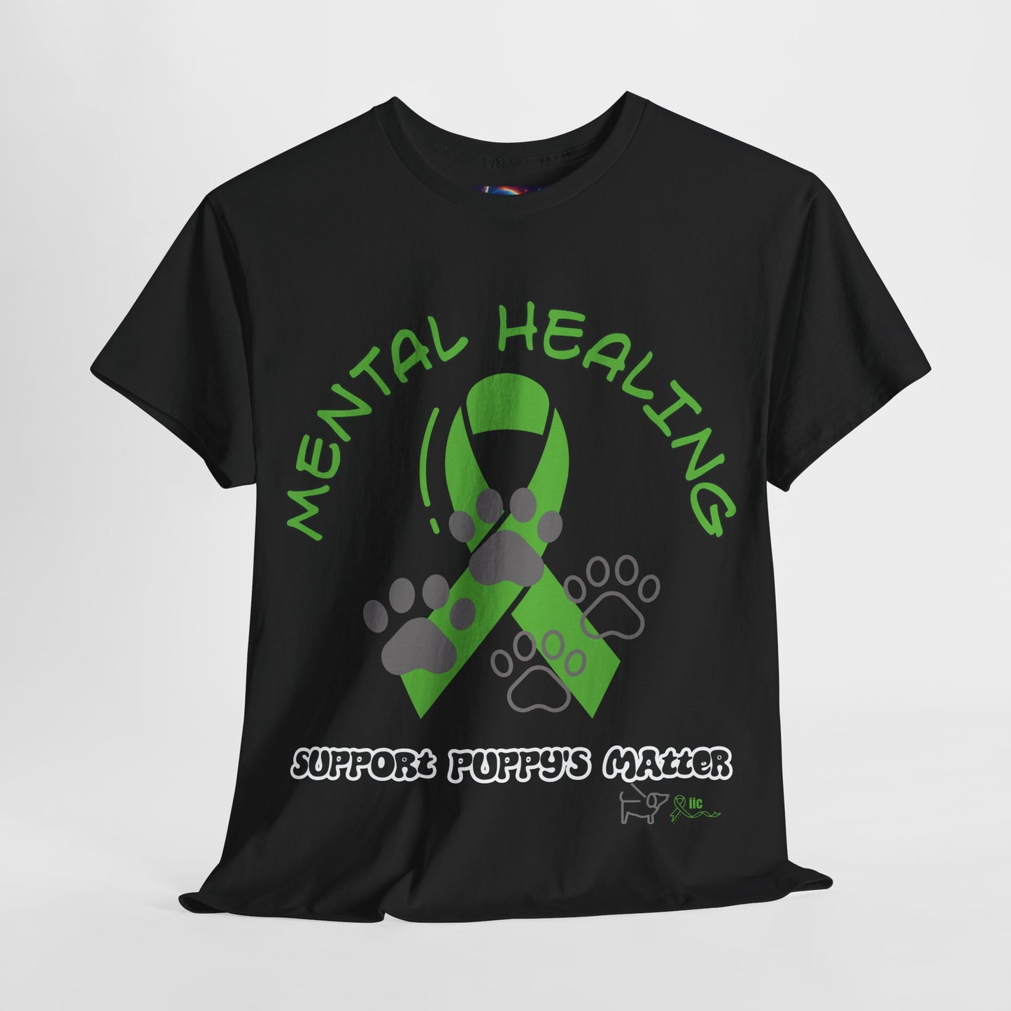 MENTAL WELLNESS - SUPPORT PUPPY'S Unisex Heavy Cotton Tee