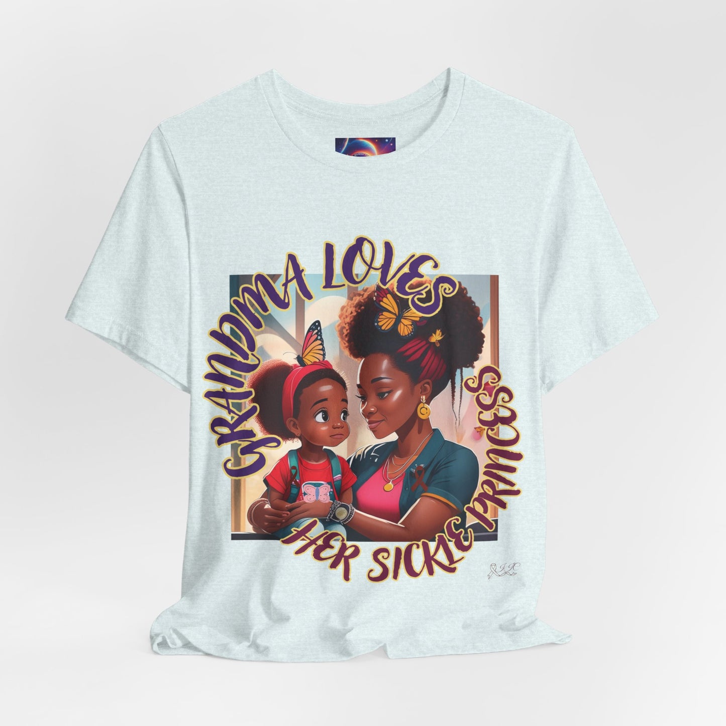 GRANDMA LOVES HER SICKLE PRINCESS - Unisex Jersey Short Sleeve Tee
