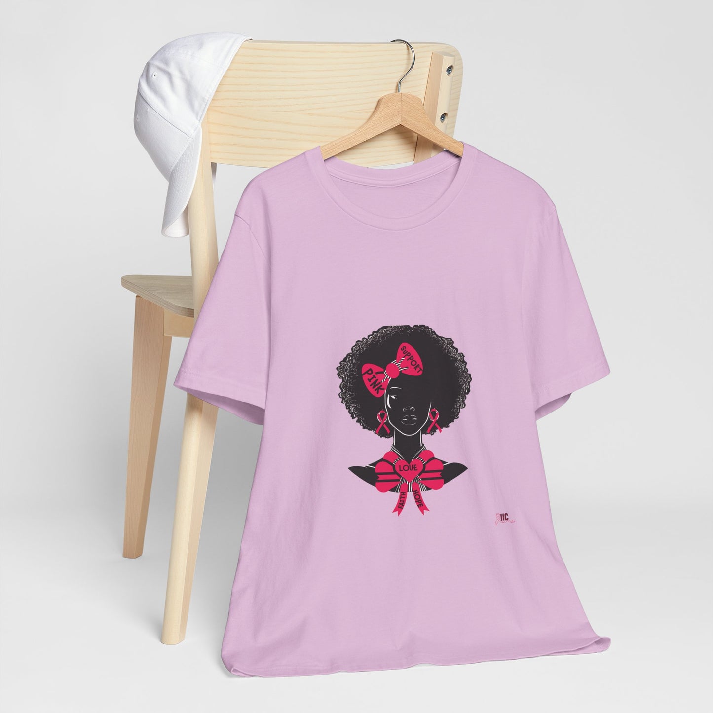 SUPPORT PINK 2 - Unisex Jersey Short Sleeve Tee