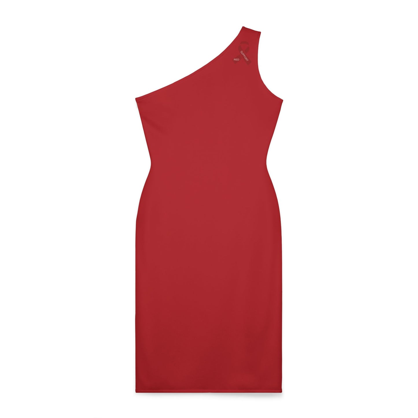 I SUPPORT RED - Shoulder Dress (AOP)