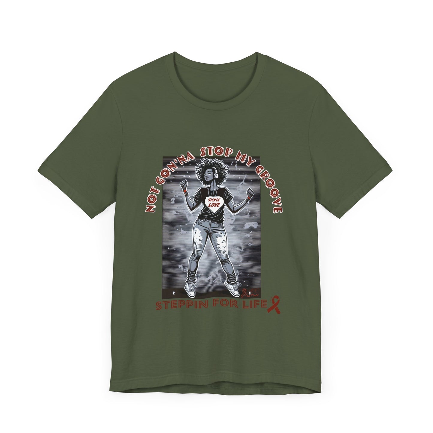 Not Gon'na Stop My Groove: Sickle Diva Collection, Unisex Jersey Short Sleeve Tee