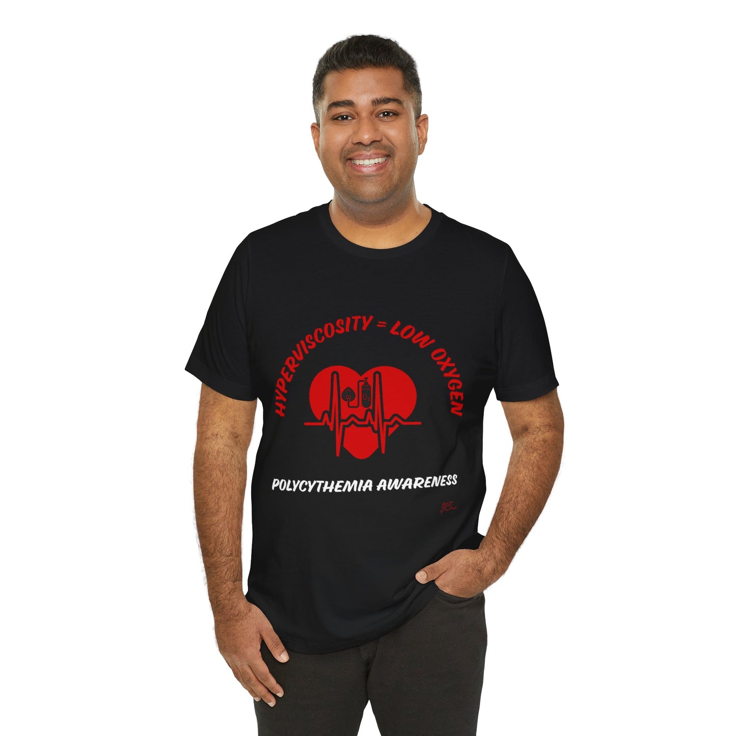 POLYCYTHEMIA AWARENESS -Unisex Jersey Short Sleeve Tee