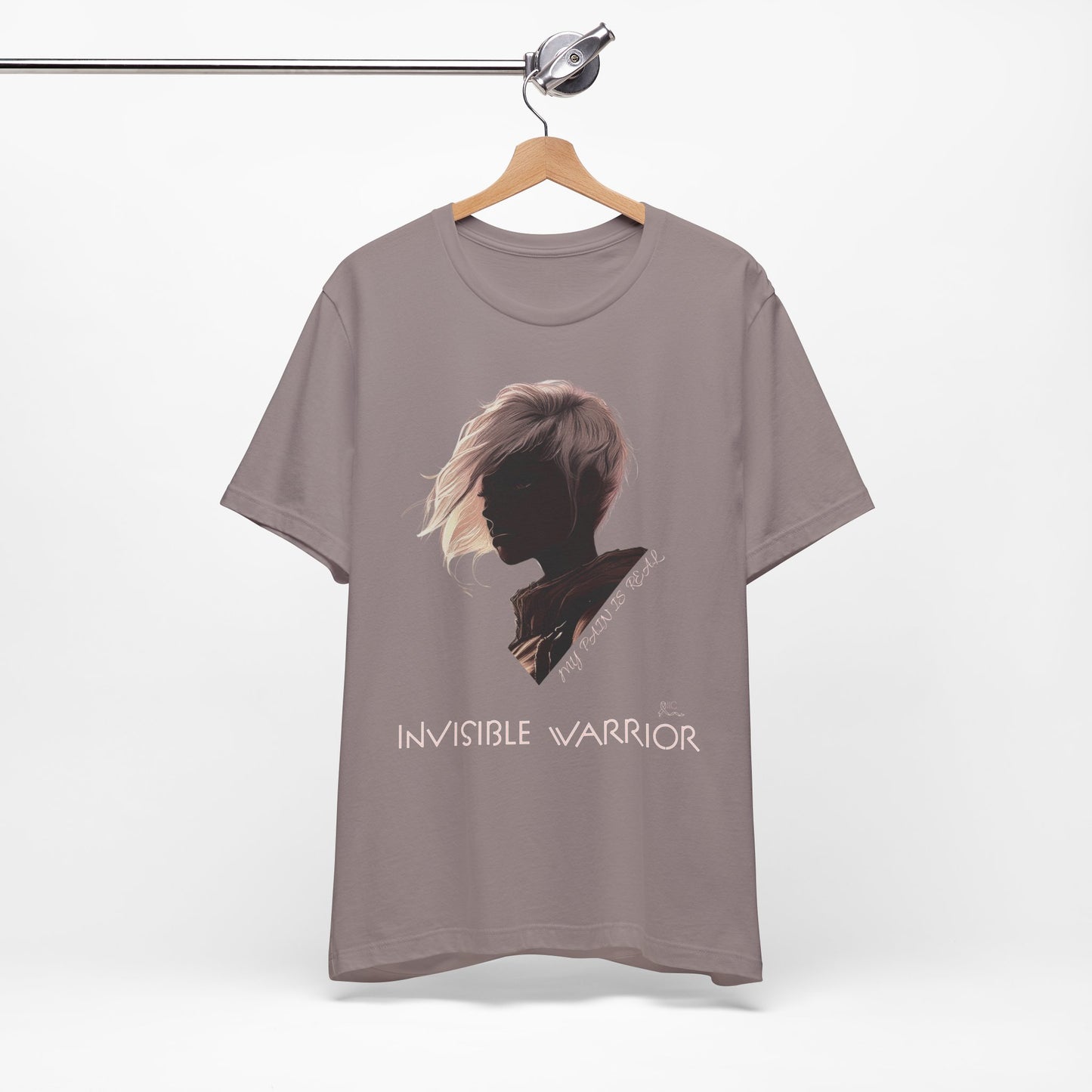 INVISIBLE WARRIOR - Unisex Jersey Short Sleeve Tee