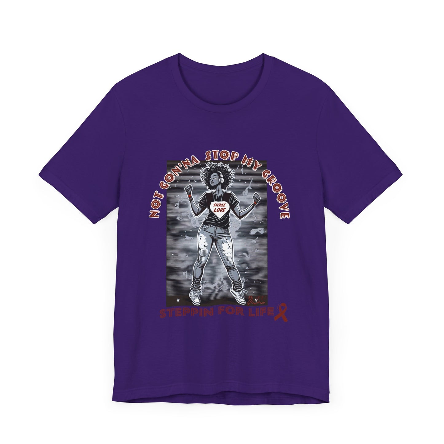 Not Gon'na Stop My Groove: Sickle Diva Collection, Unisex Jersey Short Sleeve Tee