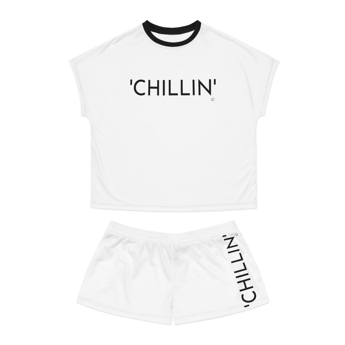 'CHILLIN' - Women's Short Pajama Set (AOP)