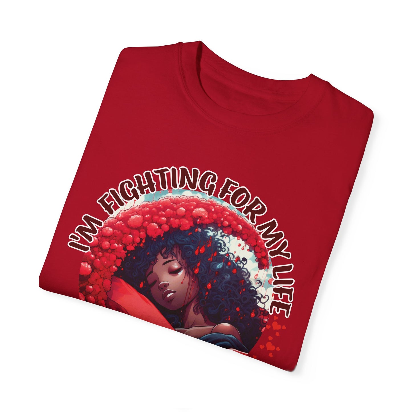SICKLE CELL WARRIOR PRINCESS - Unisex Garment-Dyed T-shirt