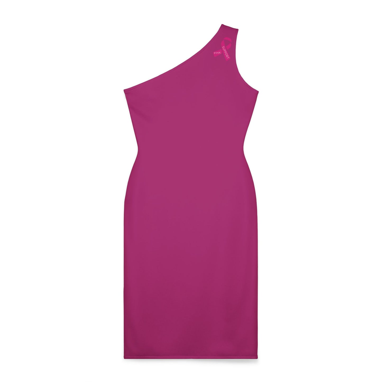 I SUPPORT PINK 2 Shoulder Dress (AOP)